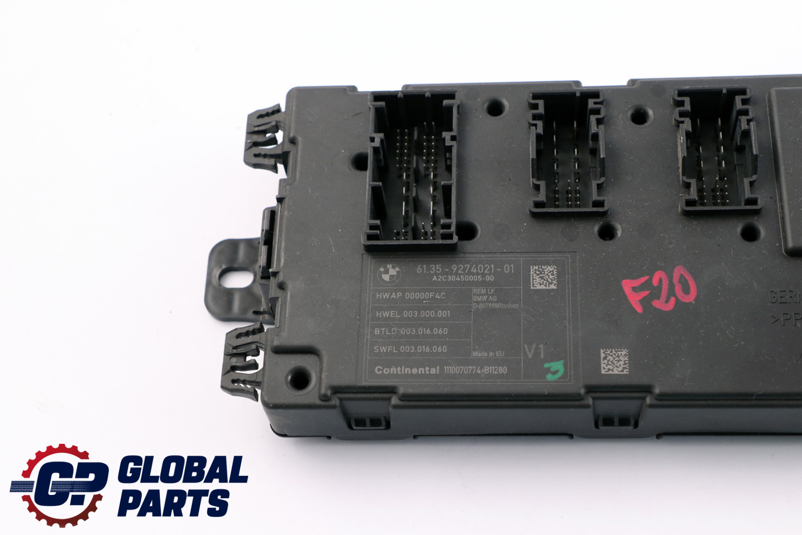 BMW 1 3 4 Series F20 F21 F30 F31 F32 Body Control Unit Module REM 9274021