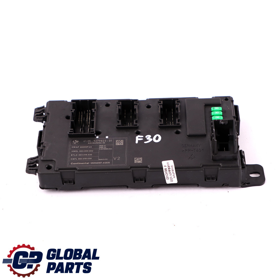 BMW 3 Series F30 REM Rear Electronic Module Fuse Box Control 9279823