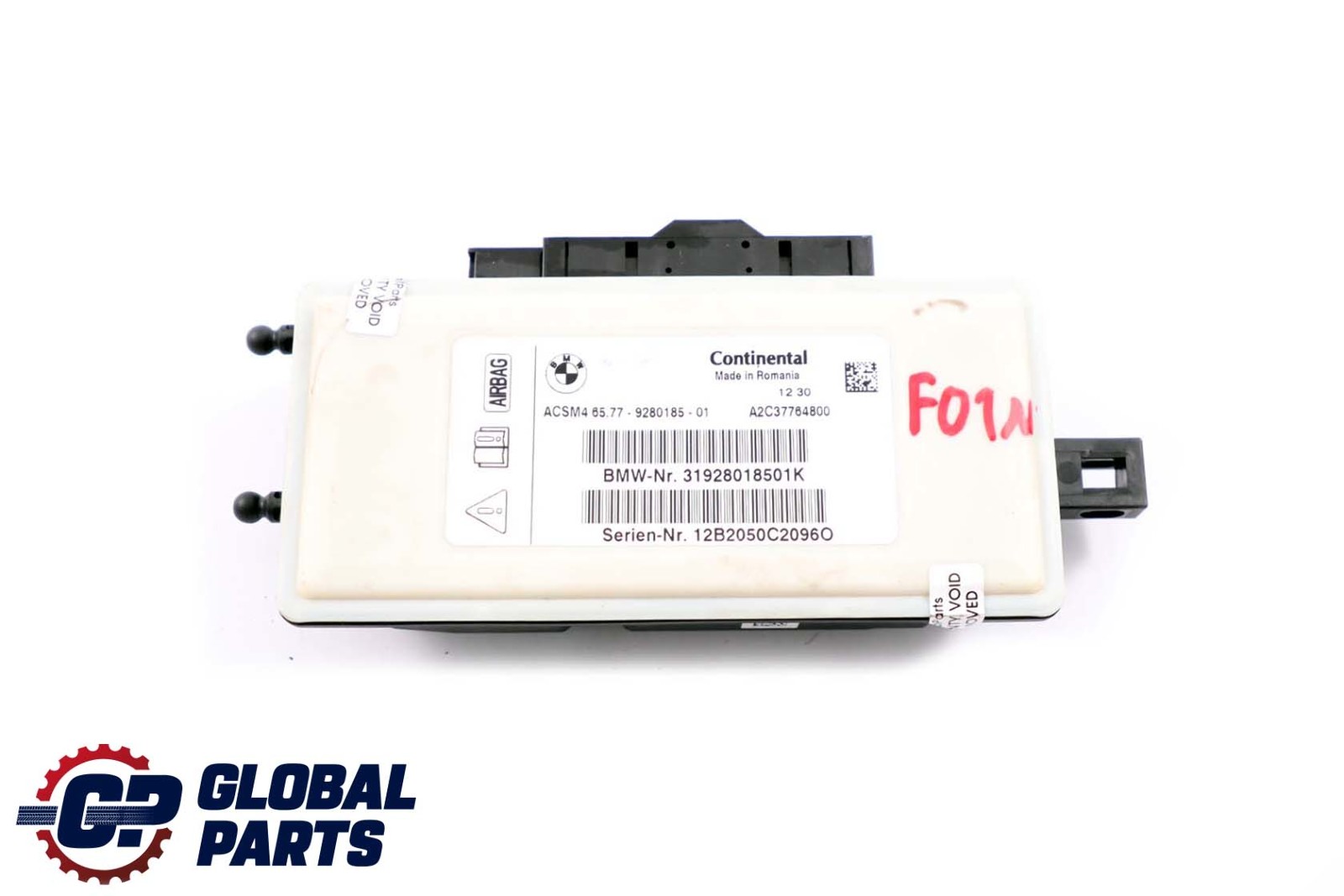 BMW 5 7 Series F10 F11 F01 F02 F03 LCI Airbag Control Module ECU Unit 9280185