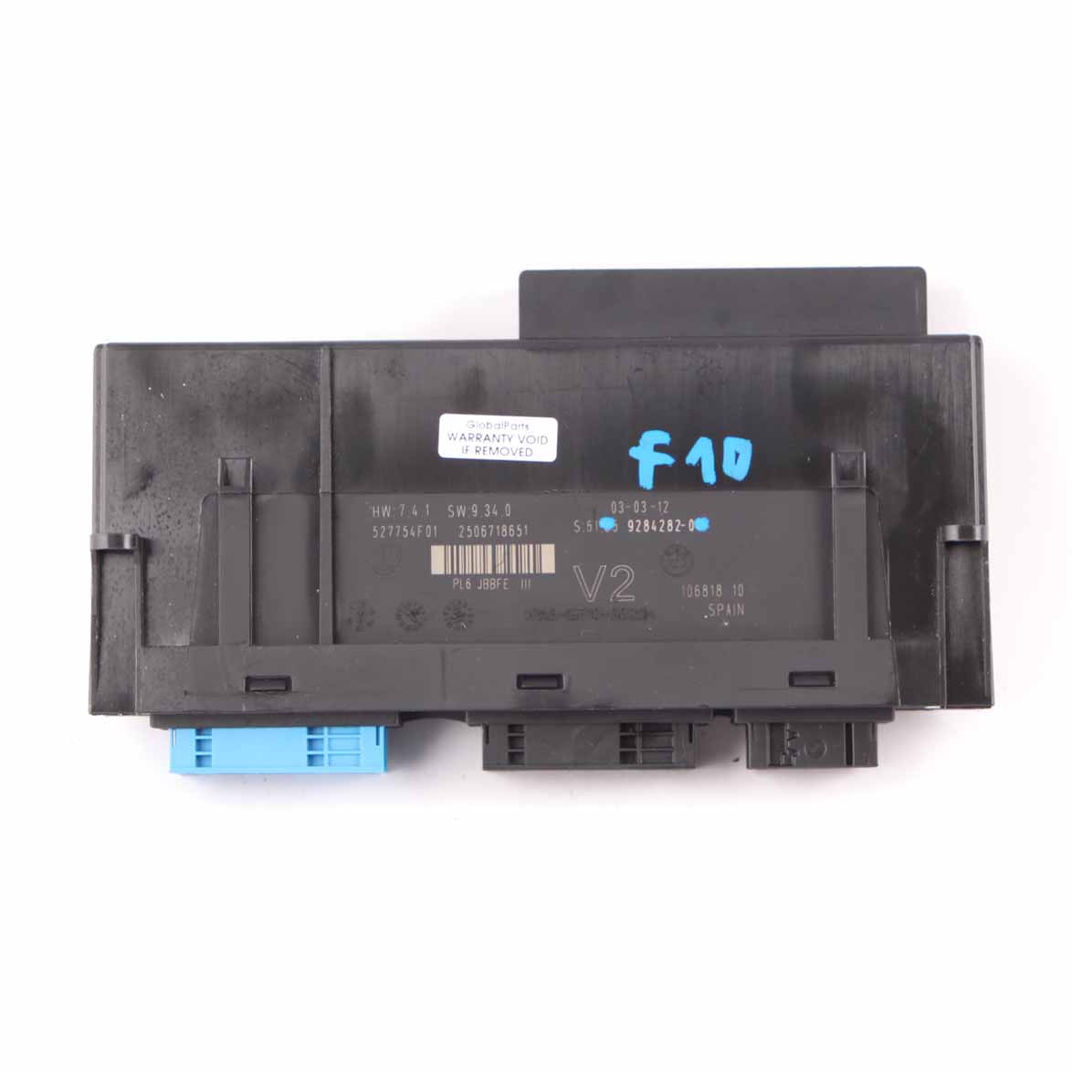 BMW F10 Body Control Module ECU Junction Box PL6 JBBFE III V2 9284282