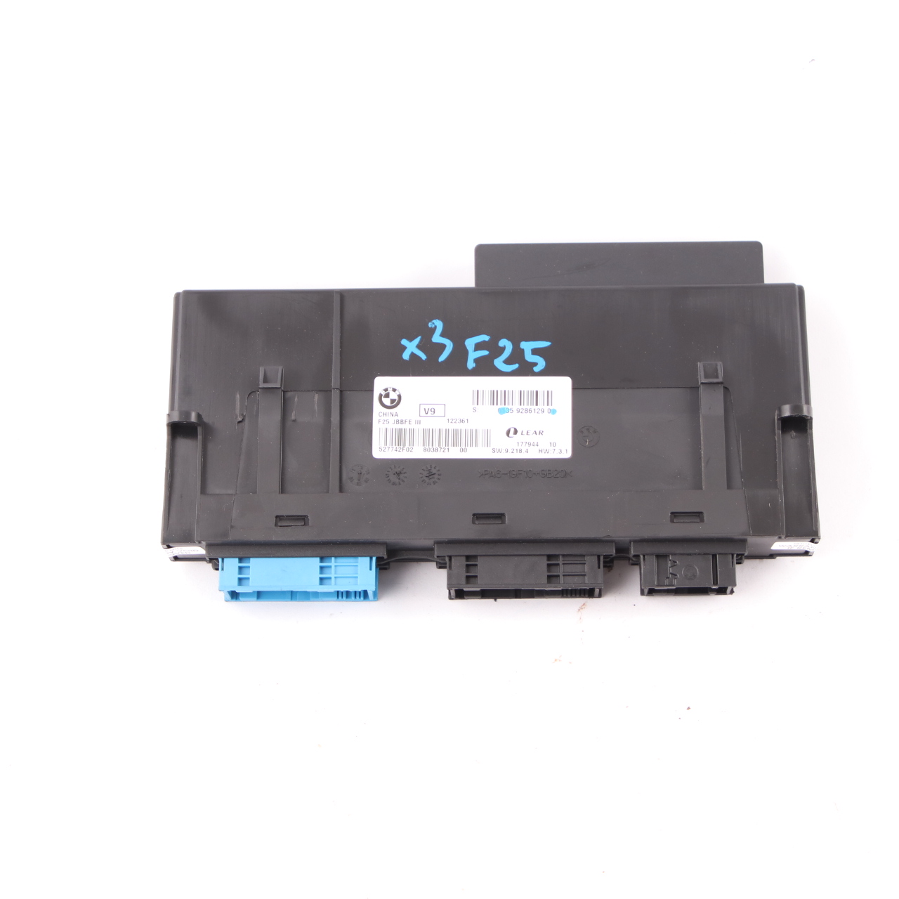 BMW X3 F25 Body Control Module ECU Junction Box JBBFE III V9 9286129