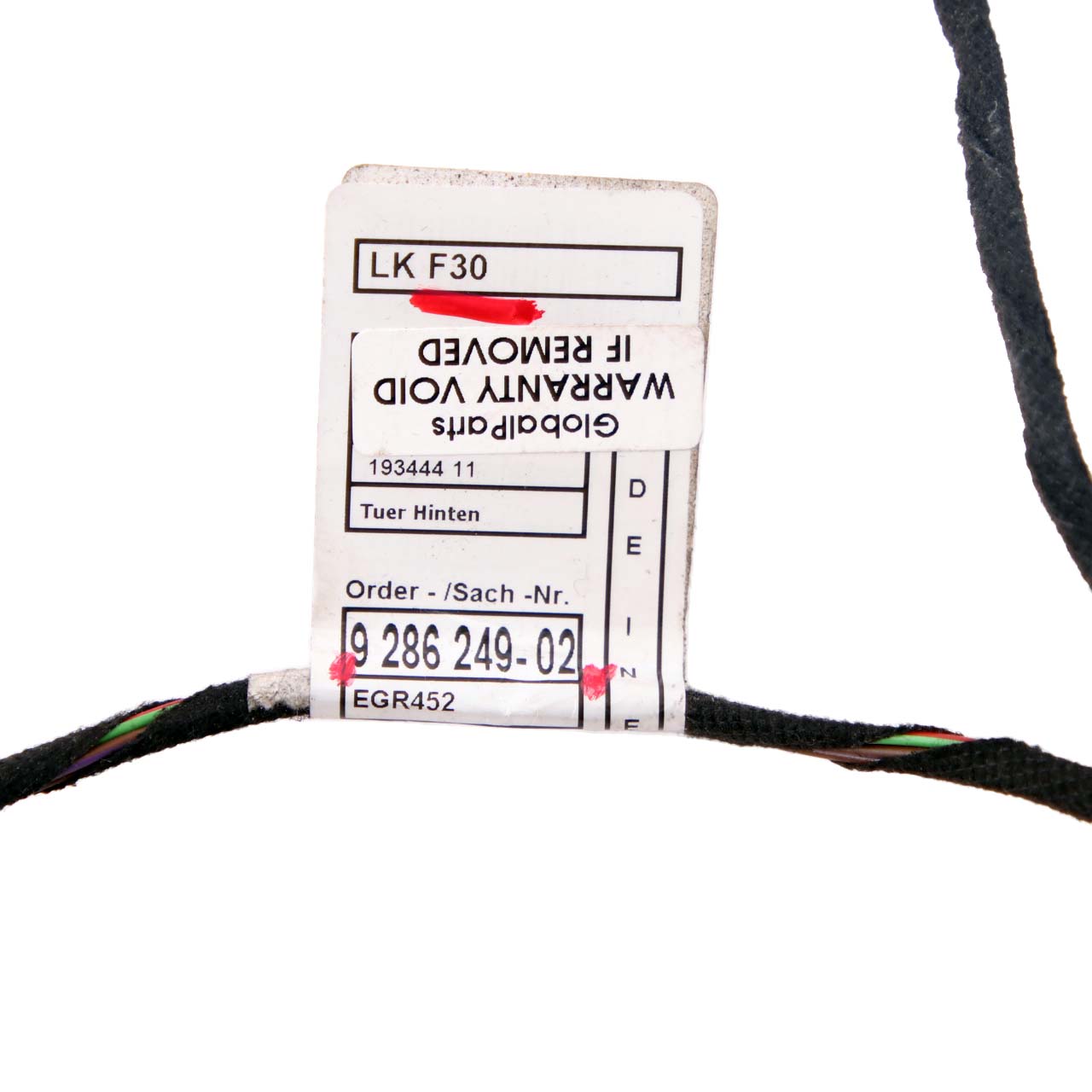 BMW 3 Series F30 F31 Rear Door Wiring Loom Cable Harness 9286249