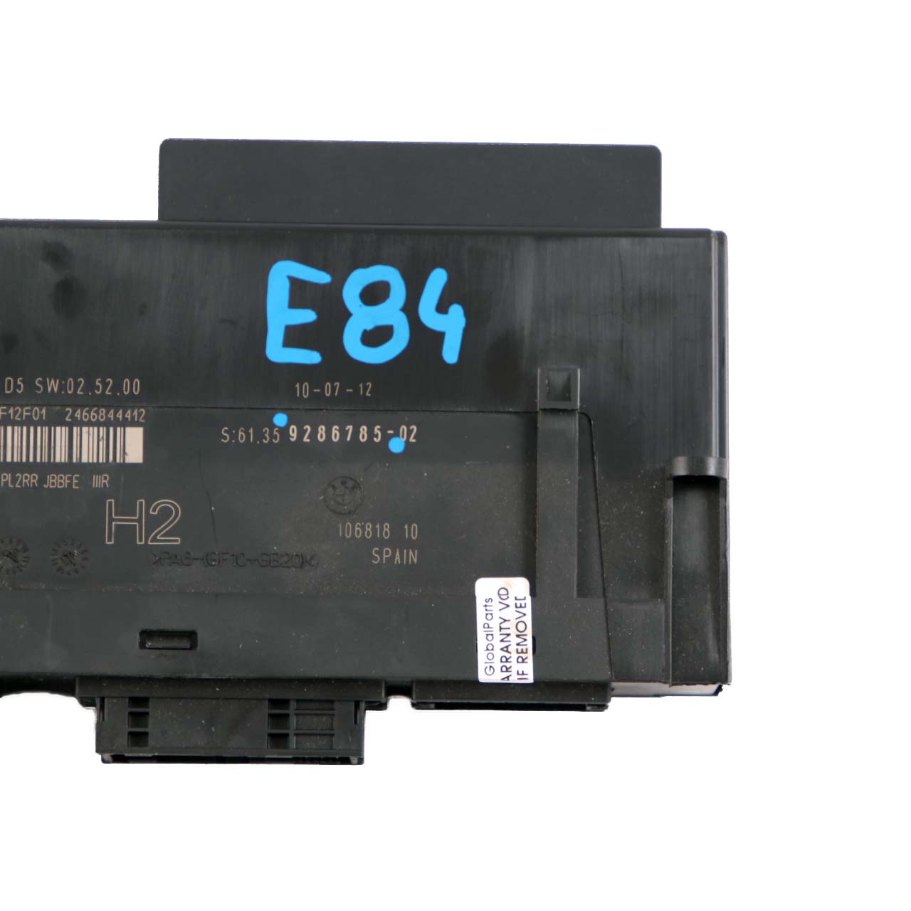 BMW X1 E84 ECU Body Control Module Junction Box H2 PL2RR JBBFE IIIR 9286785