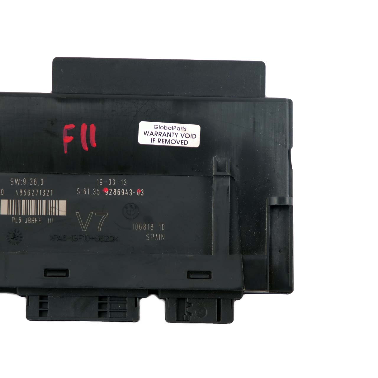 BMW 5 F11 Touring Body Control Module ECU Junction Box V7 PL6 JBBFE III 9286943