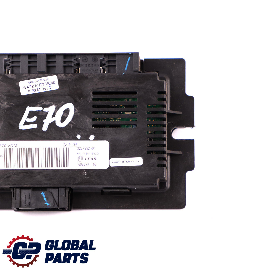 BMW X5 Series E70 Footwell Light Control Module Unit Lear FRM3R VDM 9287252