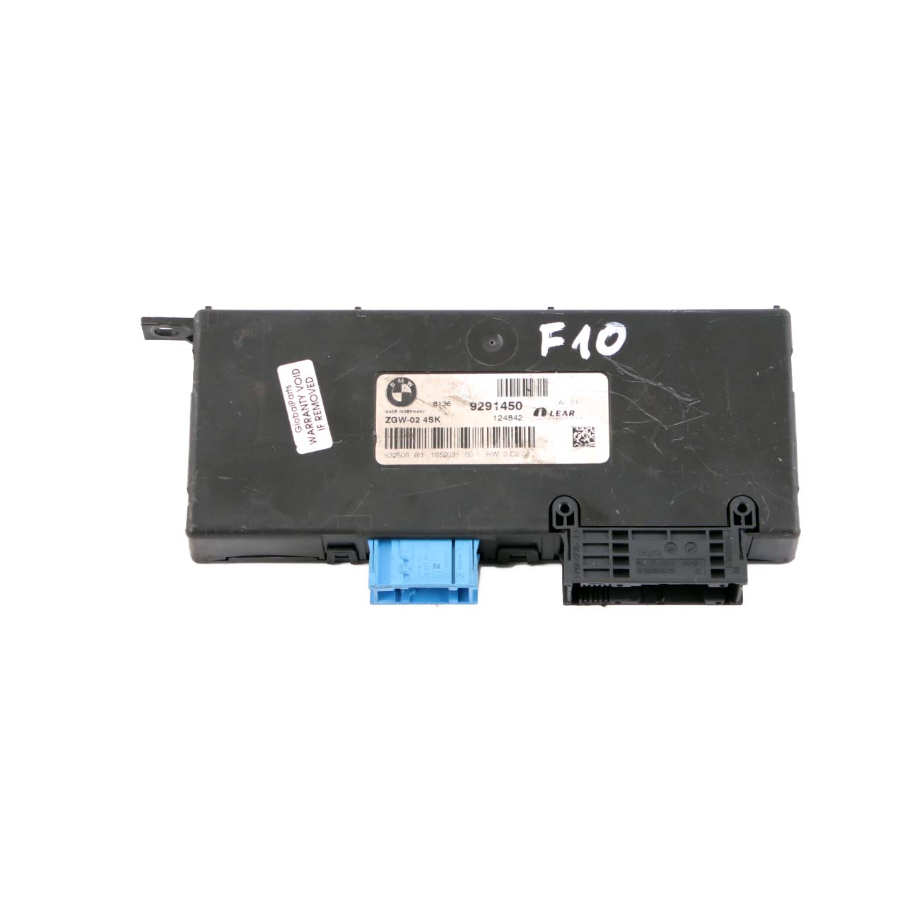 BMW F10 Central Gateway Module ECU Control Unit LEAR ZGW-02 4SK 9291450