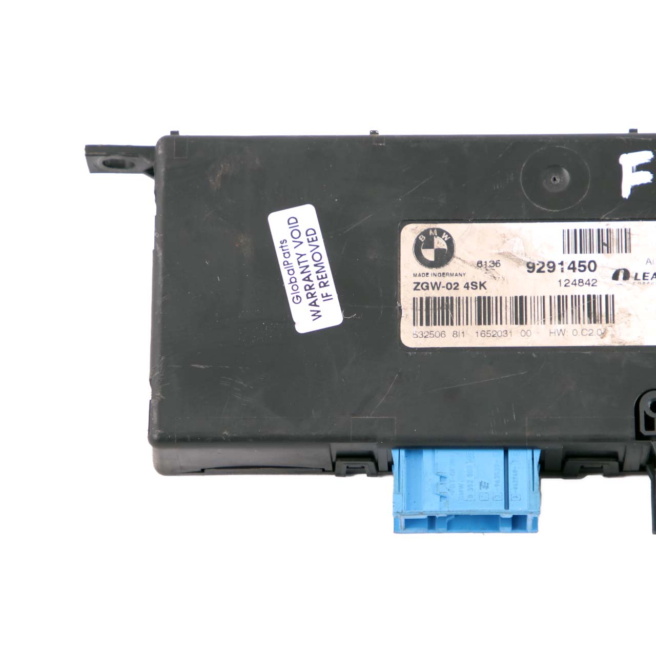 BMW F10 Central Gateway Module ECU Control Unit LEAR ZGW-02 4SK 9291450