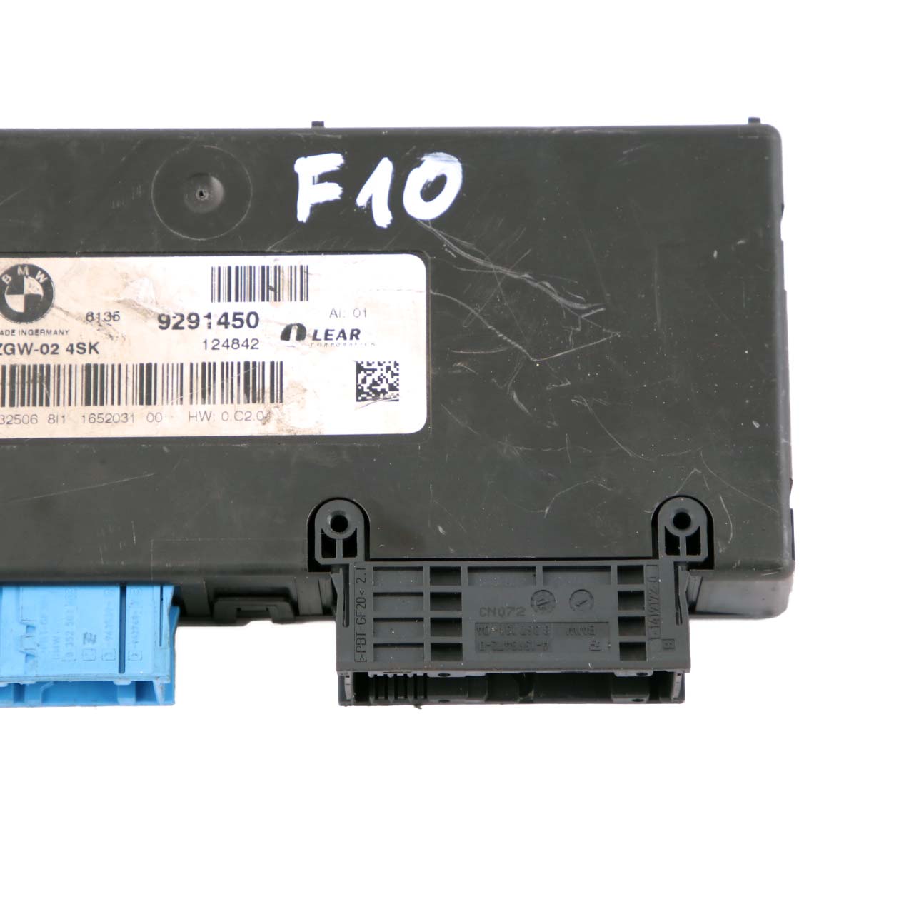 BMW F10 Central Gateway Module ECU Control Unit LEAR ZGW-02 4SK 9291450