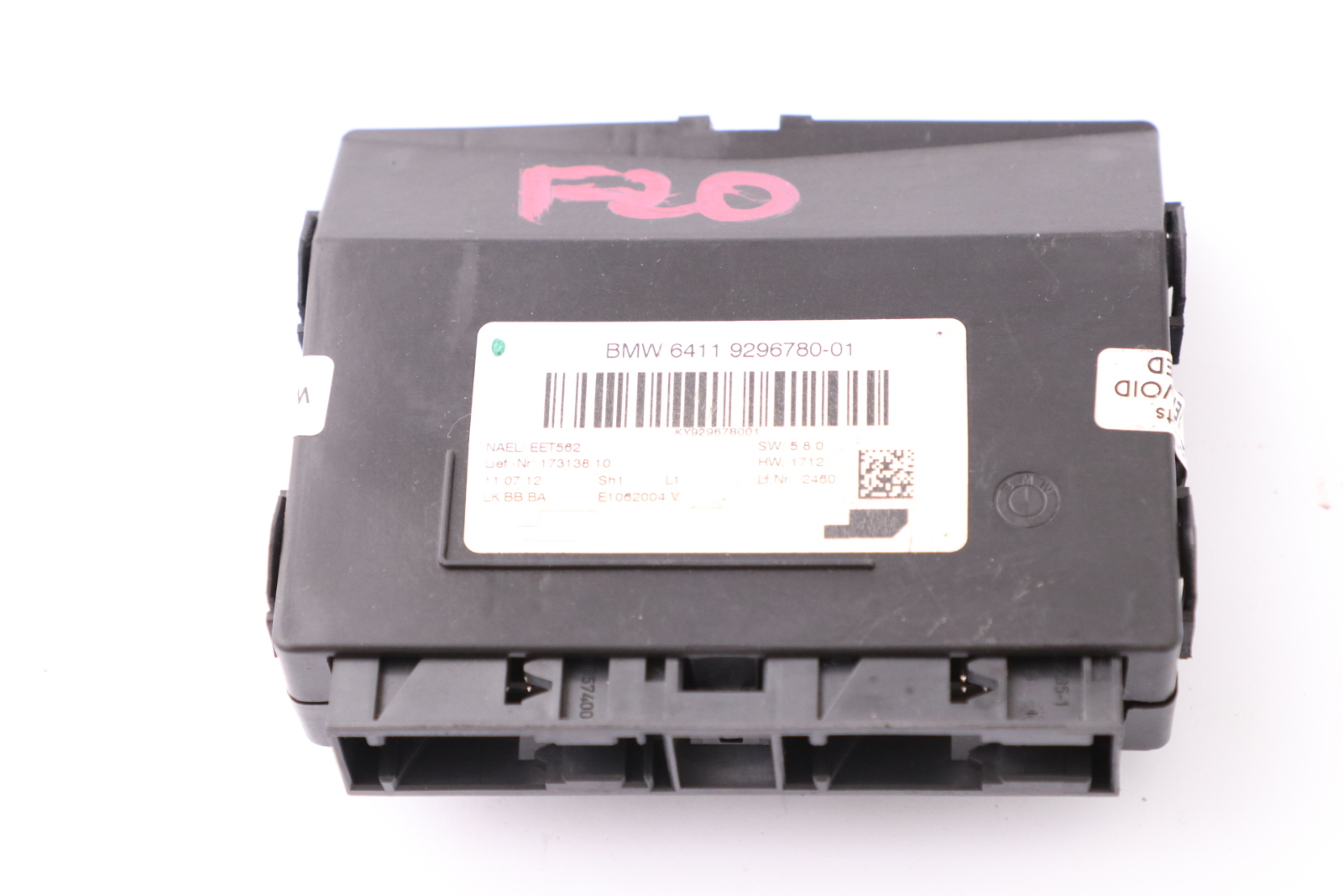 BMW F20 F21 F30 F31 Control Unit Air Conditioning Module 9296780