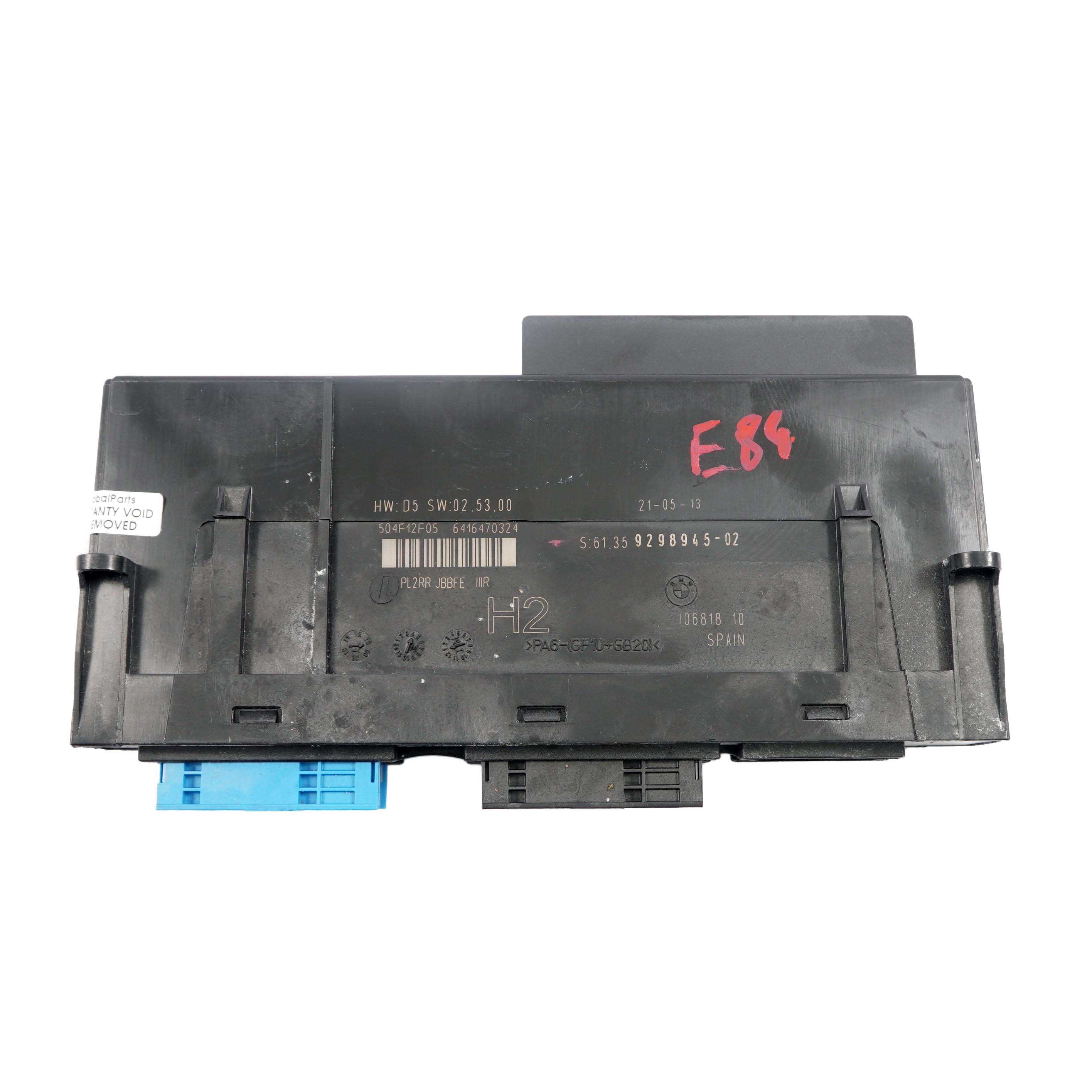 BMW X1 E84 ECU Body Control Module Junction Box H2 PL2RR JBBFE IIIR 9298945