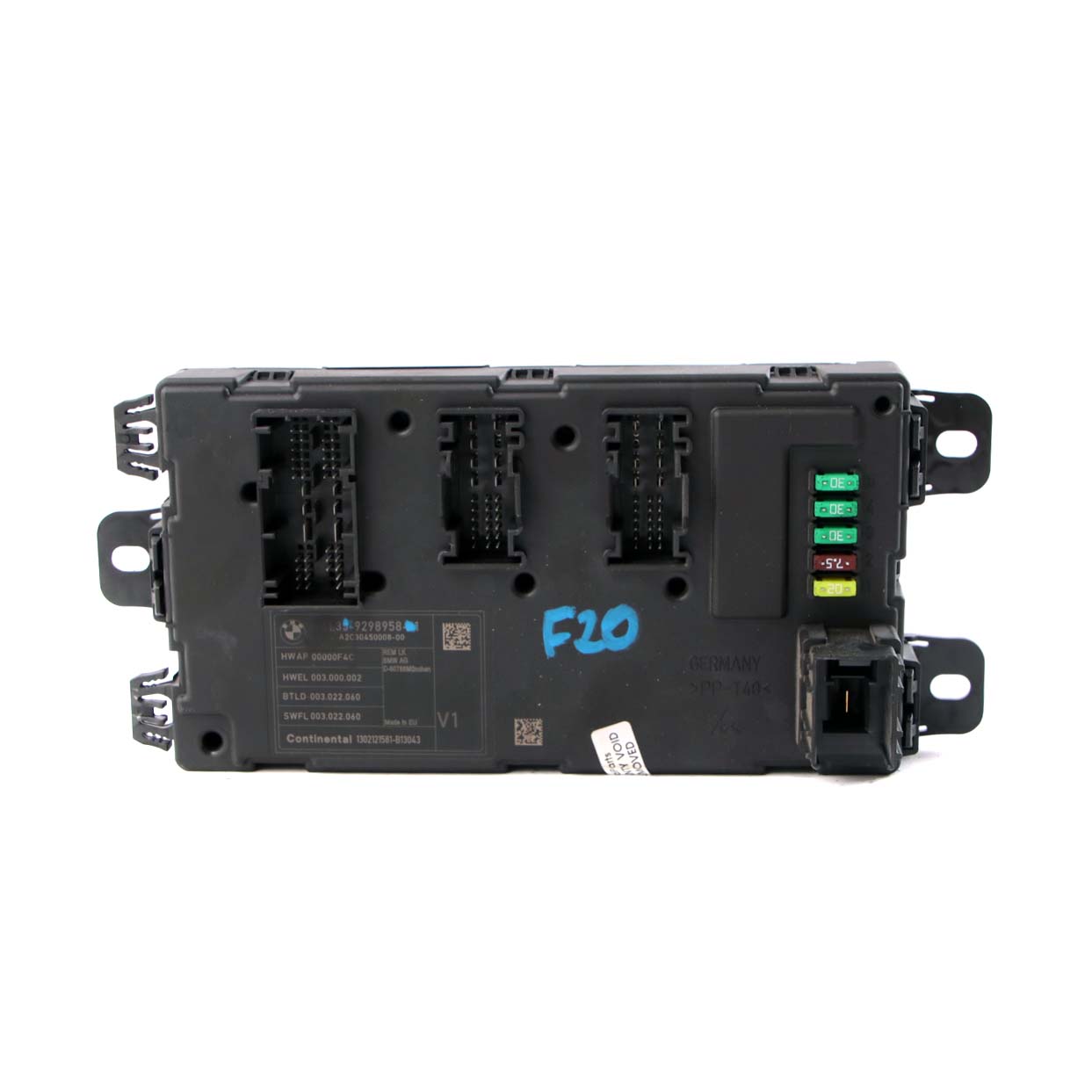 BMW 1 Series F20 REM Rear Electronic Module Fuse Box Control Unit V1 9298958