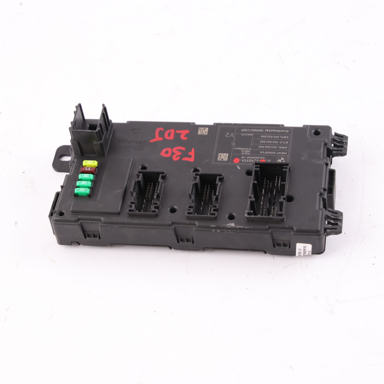 BMW F20 F21 F30 F31 Rear Electronic Module Fuse Box Control Unit V2 REM 9298959