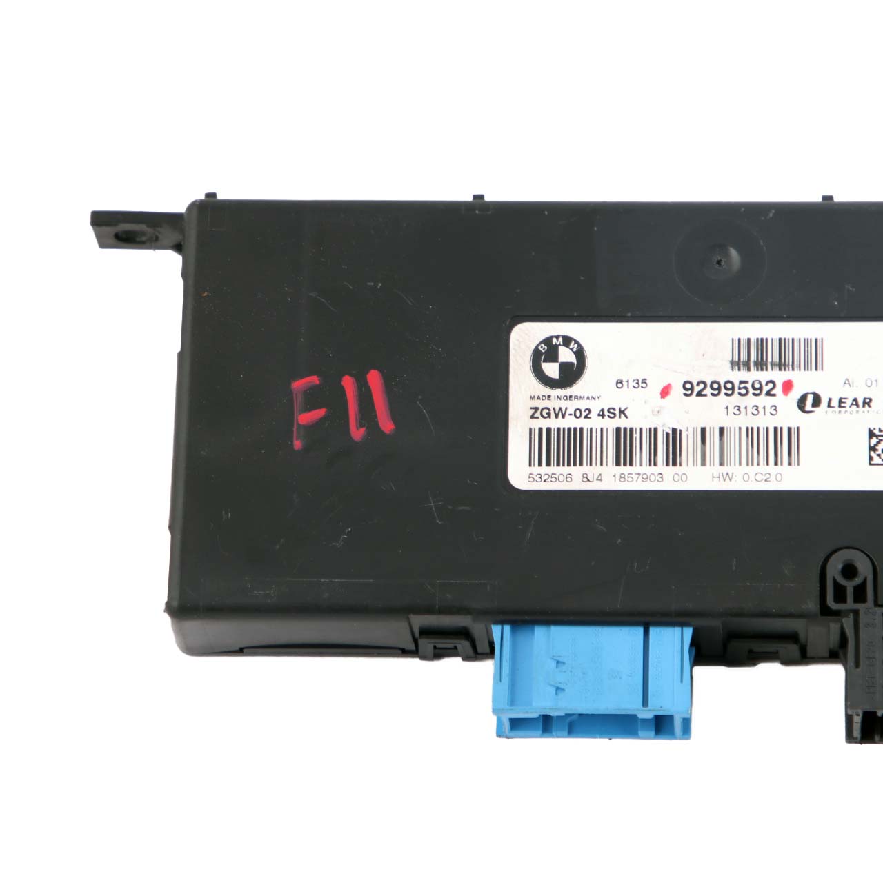 BMW F10 F11 Central Gateway Module ECU Control Unit Lear ZGW-02 4SK 9299592