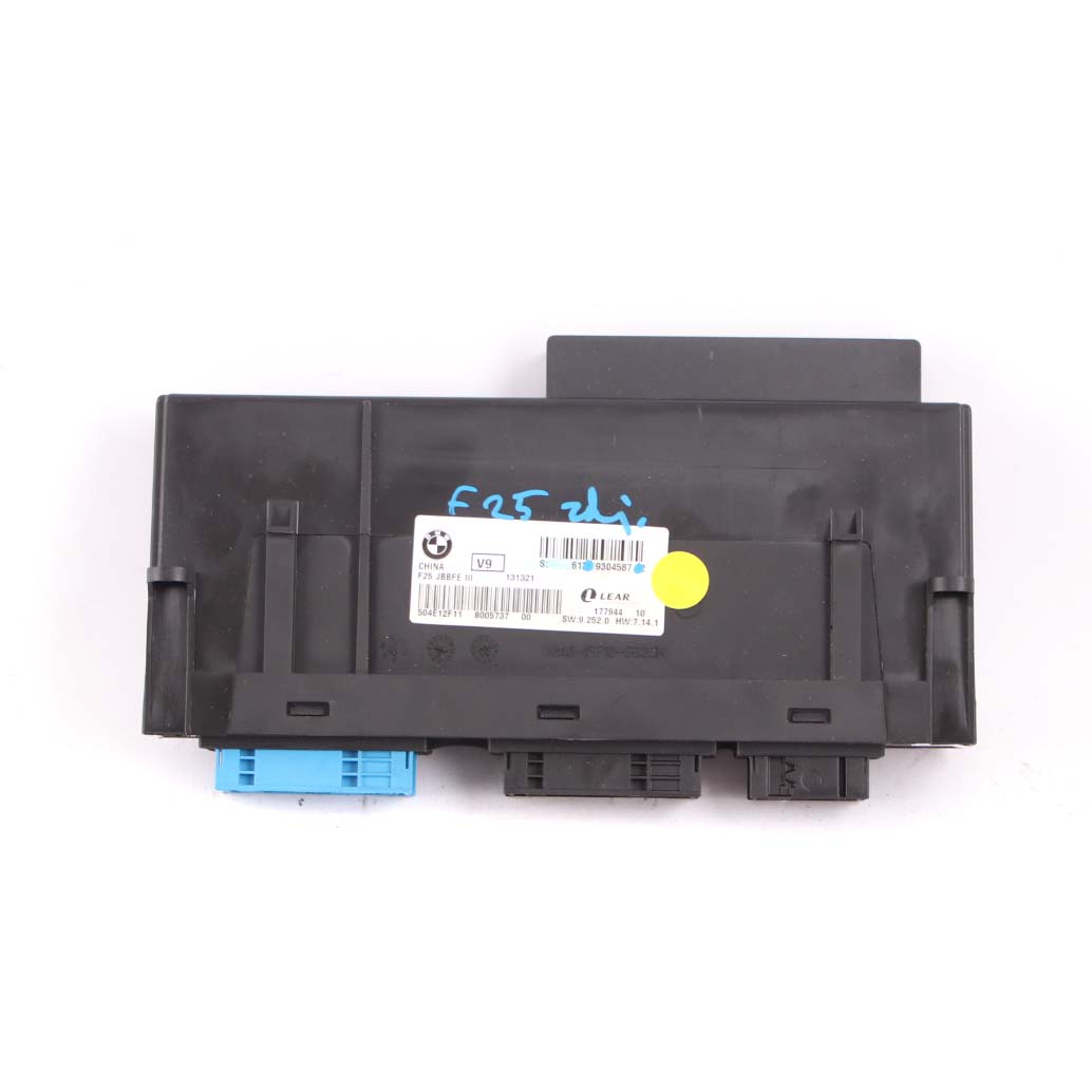 Body Control Module BMW X3 F25 ECU Junction Box JBBFE III 3 Lear 9304587