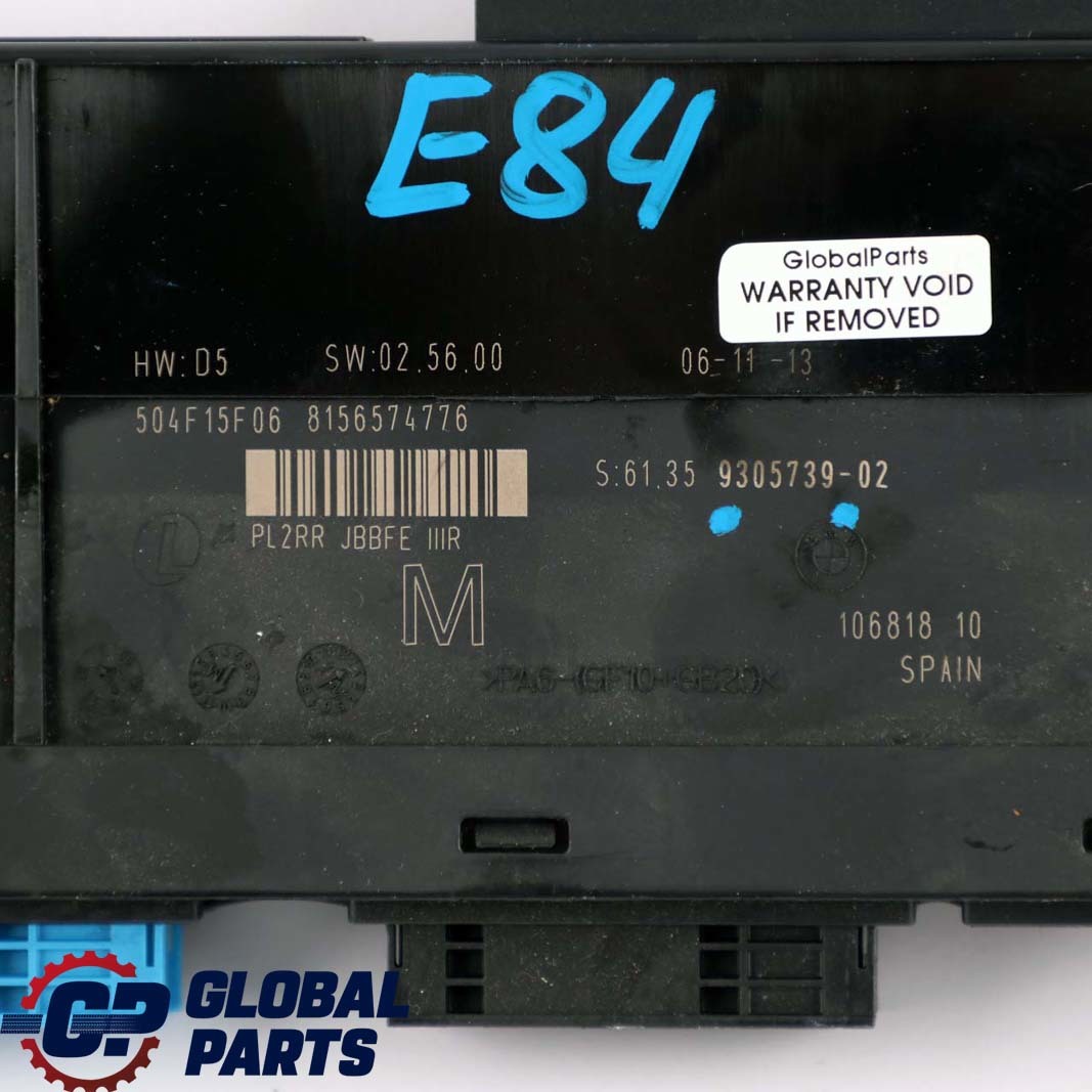 BMW X1 E84 ECU Body Control Module M PL2RR JBBFE IIIR Junction Box 9305739