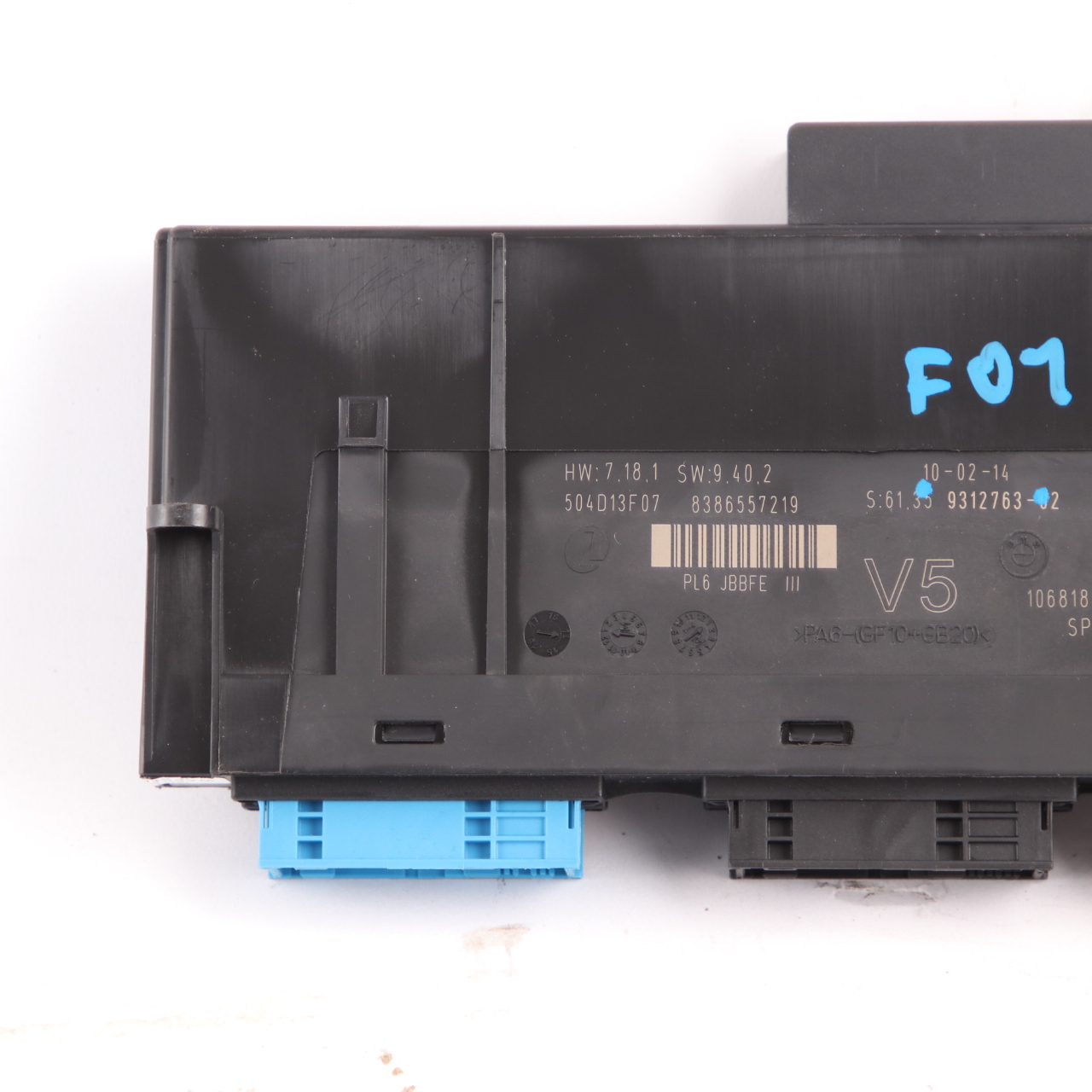 Body Control Module BMW F01 ECU Junction Box PL6 JBBFE III V5 9312763