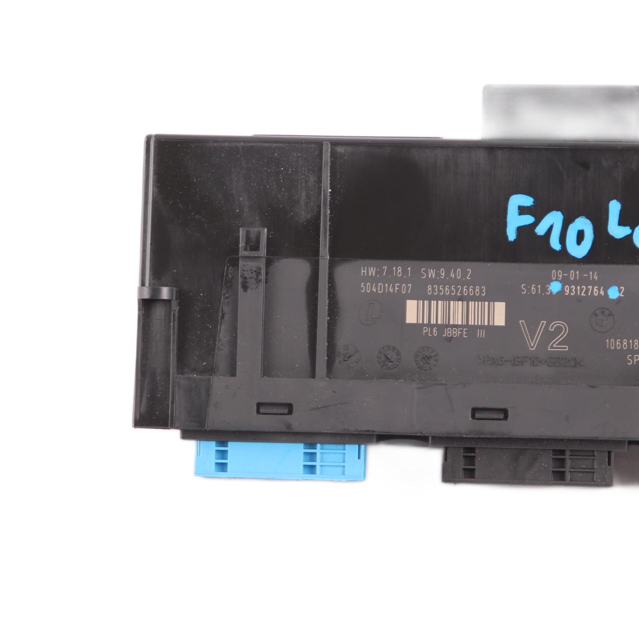 Body Control Module BMW F10 LCI ECU Junction Box PL6 JBBFE III V2 9312764