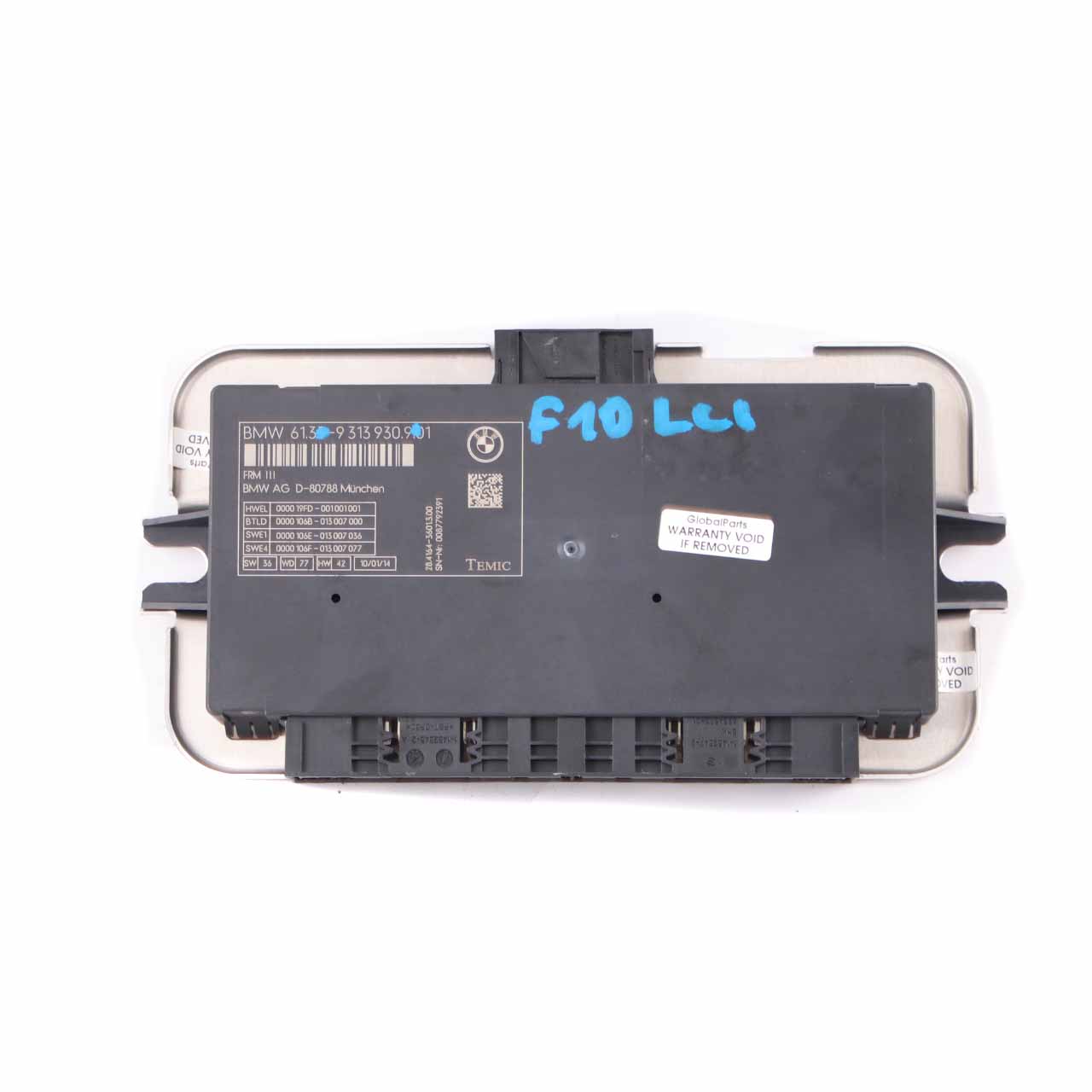 Light Module BMW F10 LCI Control Footwell Lightning ECU Unit FRM3 9313930