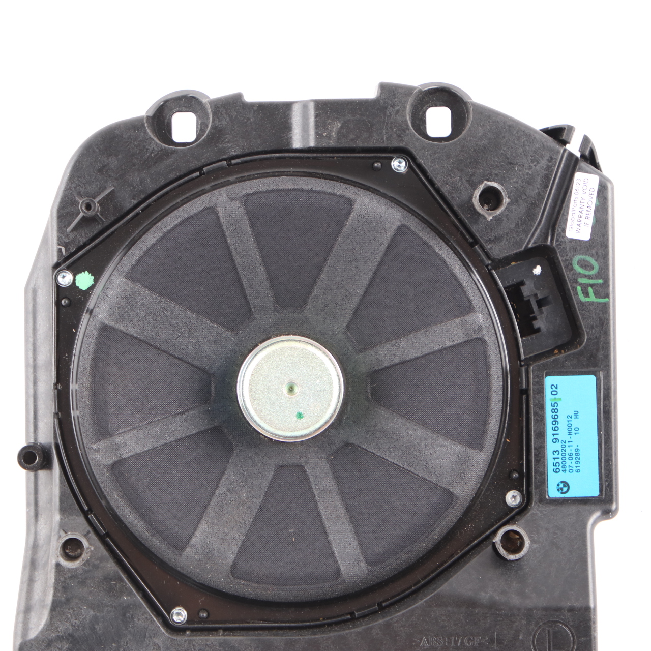 BMW F10 F11 Central Speaker  Left Subwoofer Bass Speaker 9169685