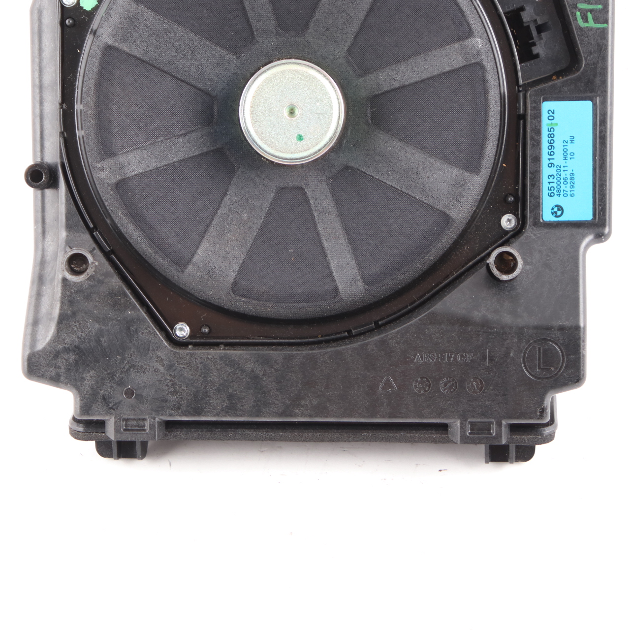 BMW F10 F11 Central Speaker  Left Subwoofer Bass Speaker 9169685