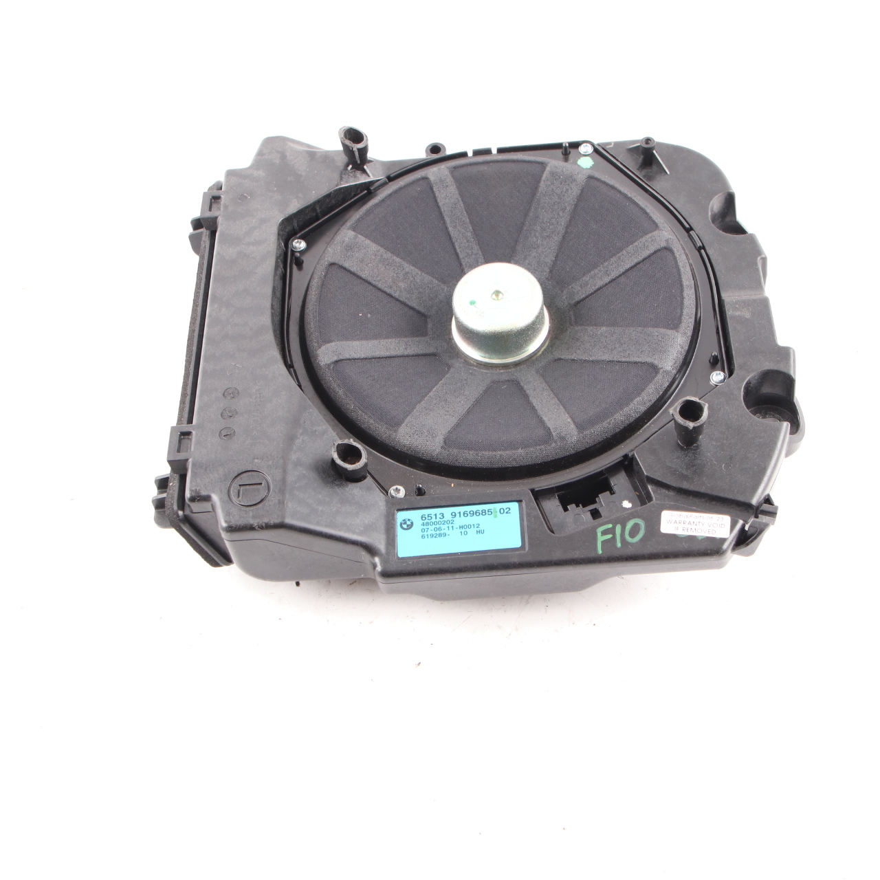 BMW F10 F11 Central Speaker  Left Subwoofer Bass Speaker 9169685