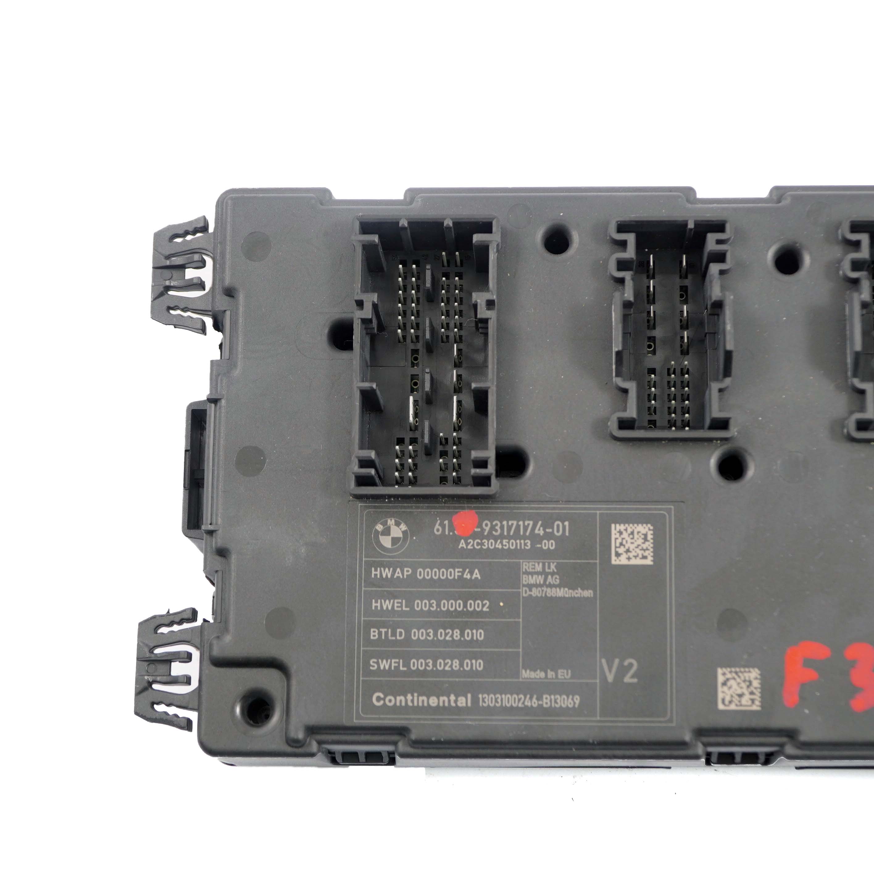 BMW 3 Series F30 REM Rear Electronic Module Fuse Box Control Unit V2 9317174