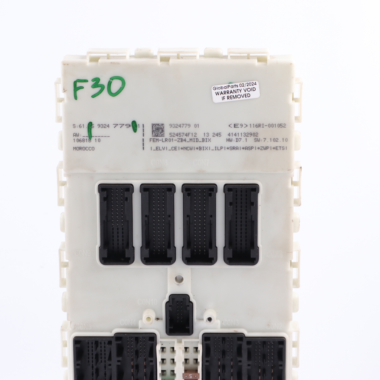 BMW F20 F21 F22 F30 F31 F32 F36 Module Control Unit FEM LR-01 9324779