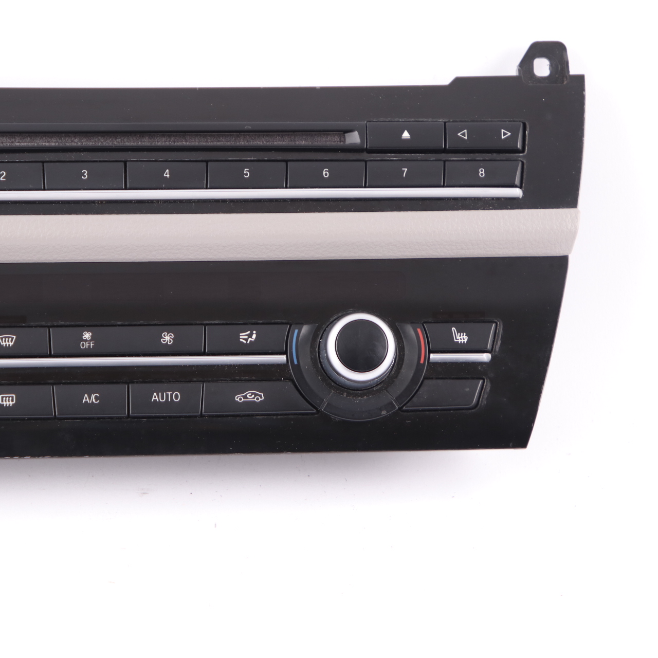 BMW 5 F10 F11 Radio Air Conditioning A/C Control Switch Unit Panel Black 9306149