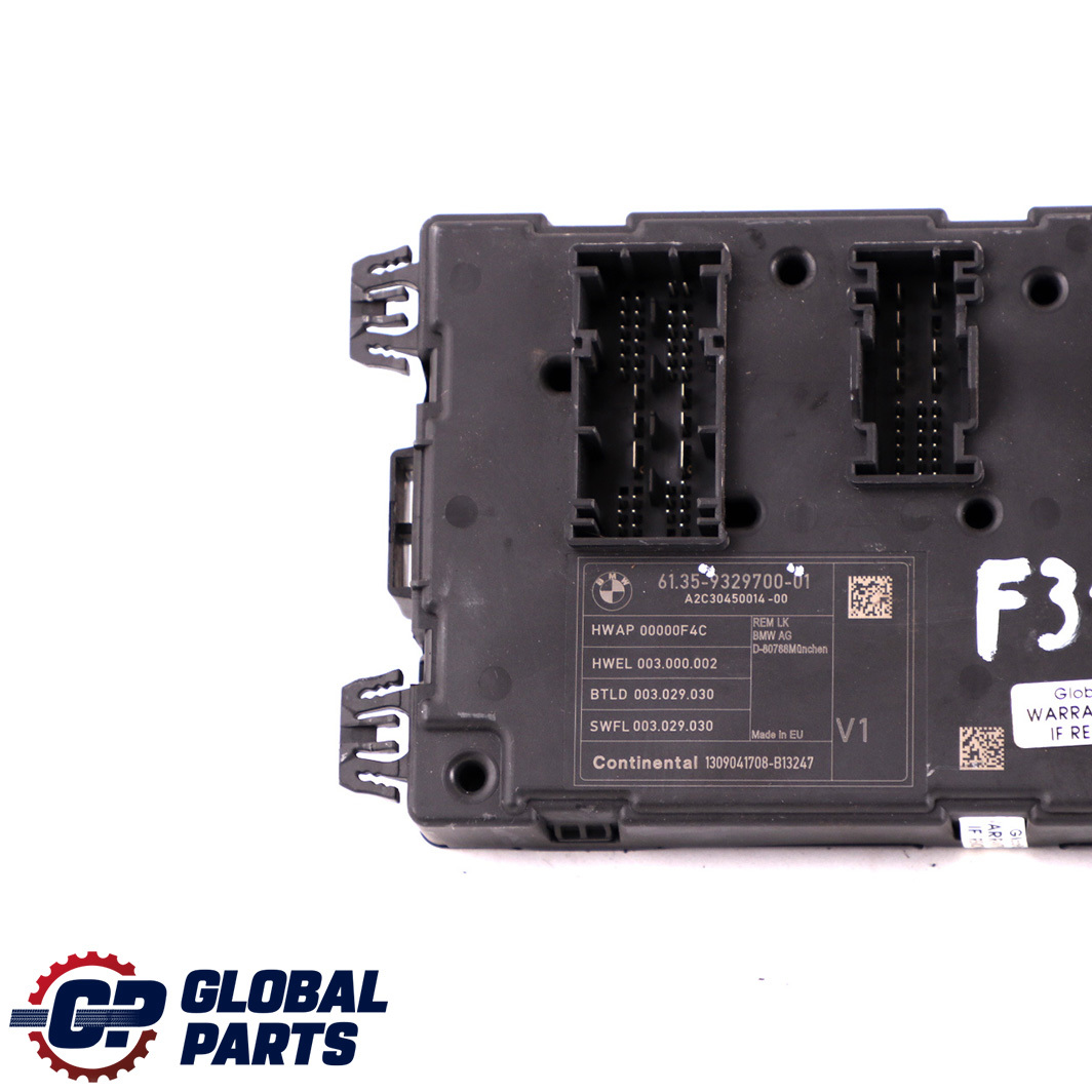 BMW F20 F21 F30 F31 F32 Body Control Unit Module REM 9329700