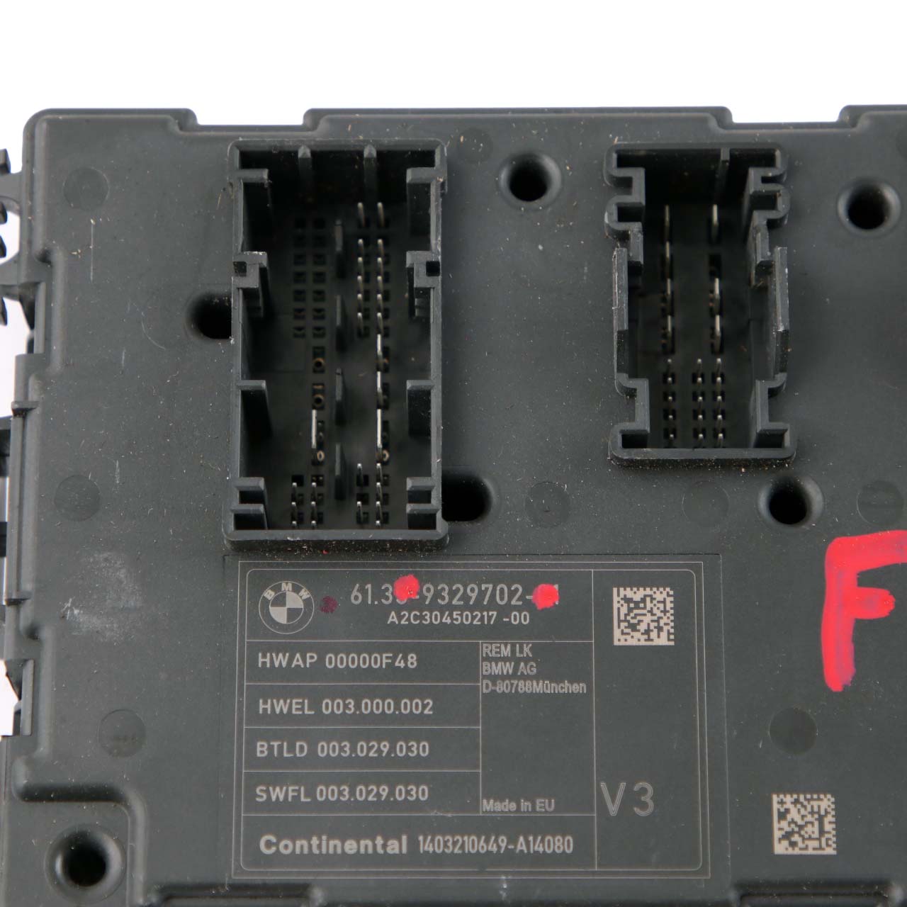 BMW F20 F30 F31 REM Rear Electronic Module Fuse Box Control Unit V3 9329702