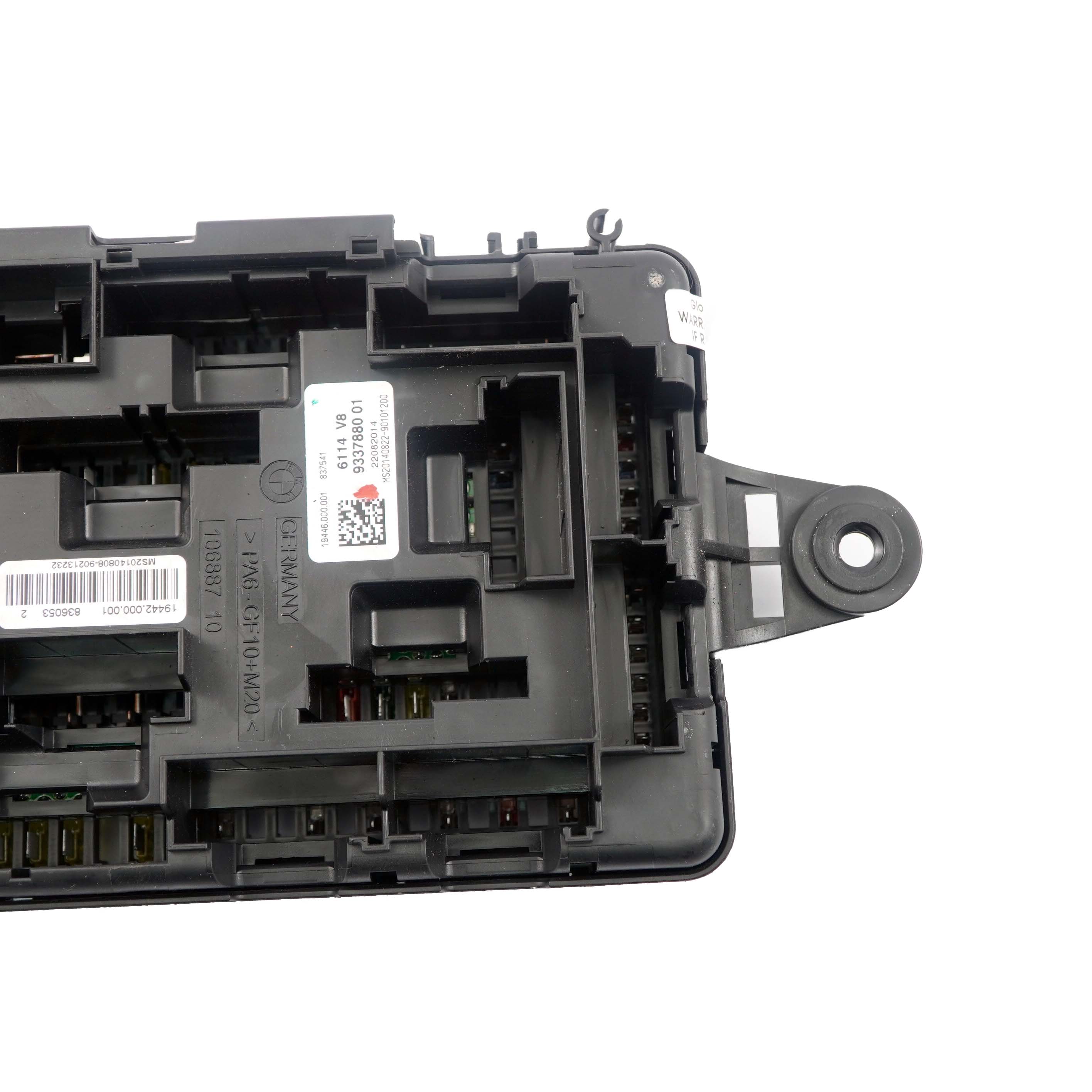 BMW 1 2 3 Series F20 F22 F30 Rear Electric Power Distribution Fuse Box 9337880