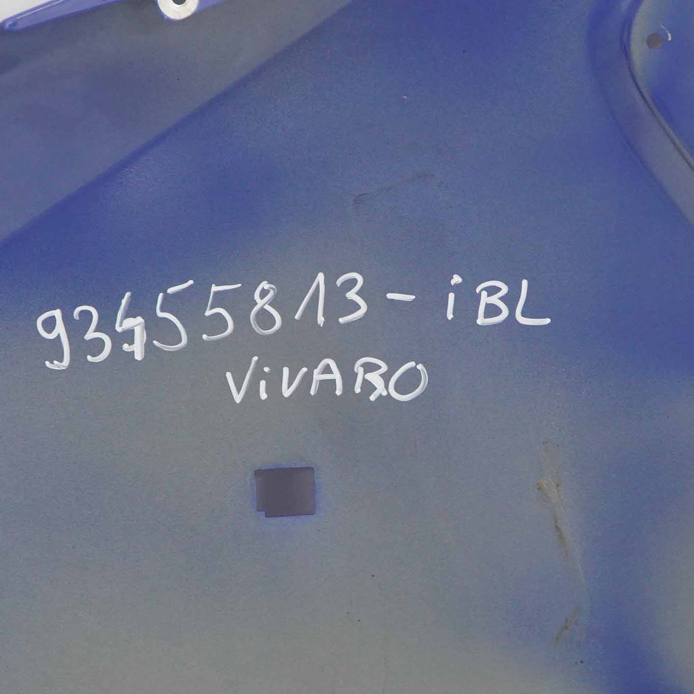 Opel Vivaro B Wing Panel Front Right O/S Fender Ink Blue - 23U