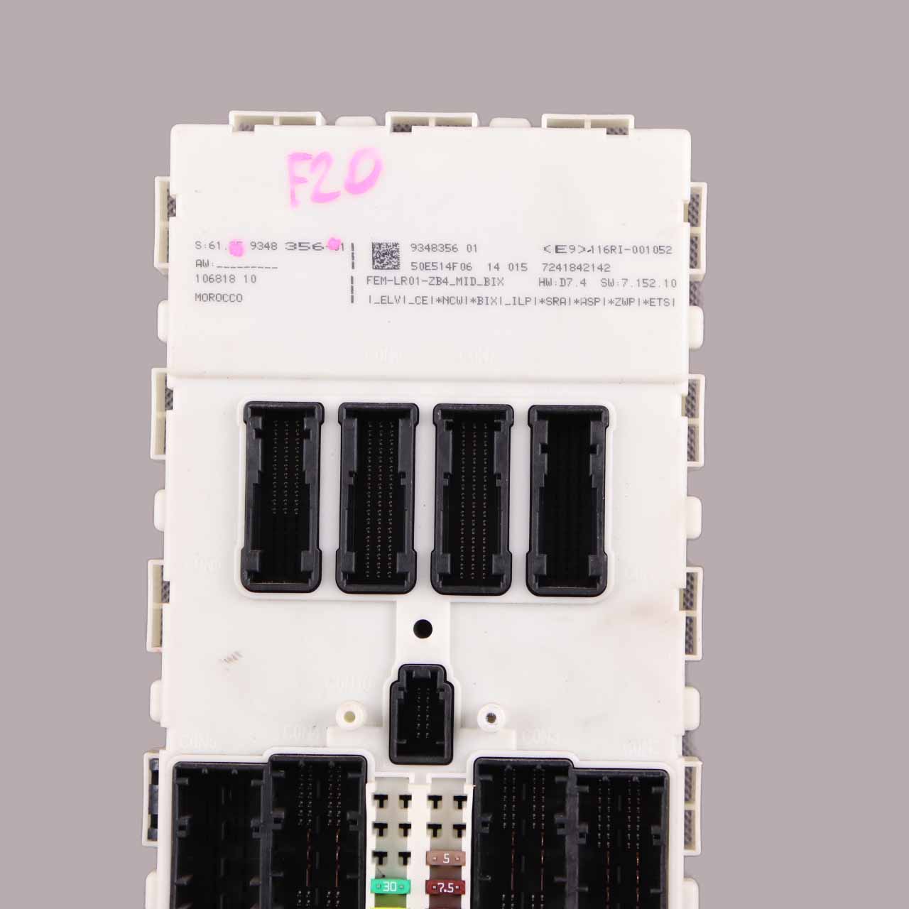 BMW F20 F21 F22 F30 F32 Front Electronic Module Control Unit FEM 9348356