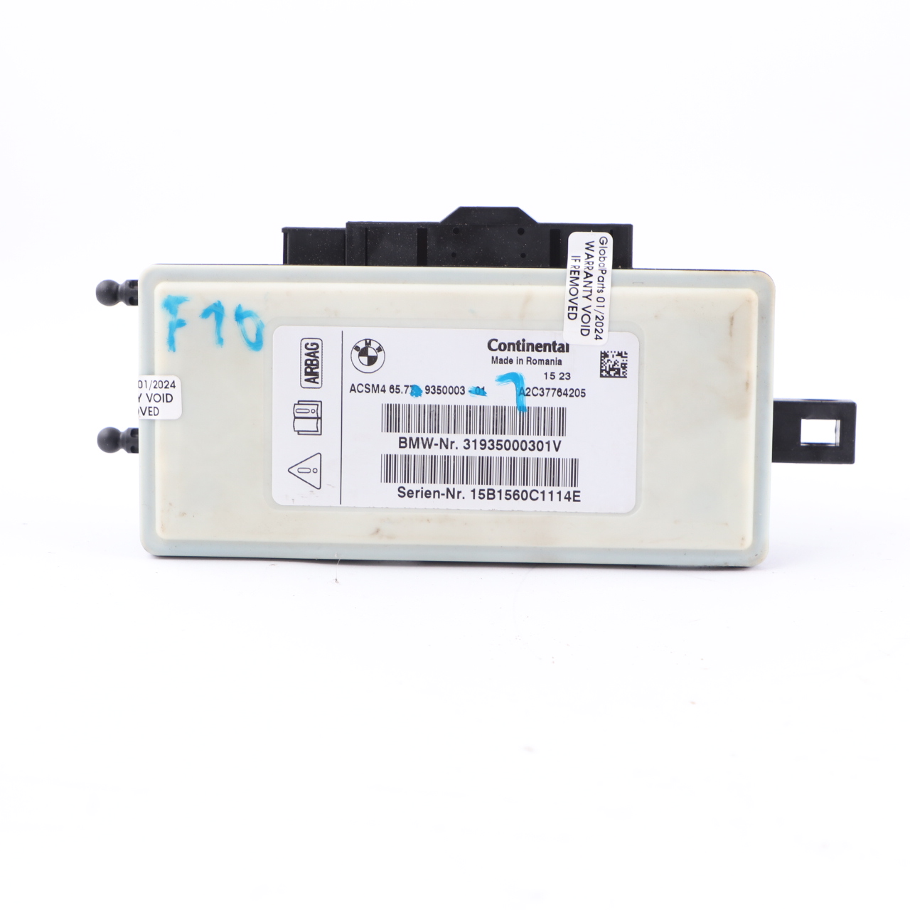 Safety Control Unit BMW F01 LCI F07 F10 F11 F25 Air Module Bag ECU 9350003