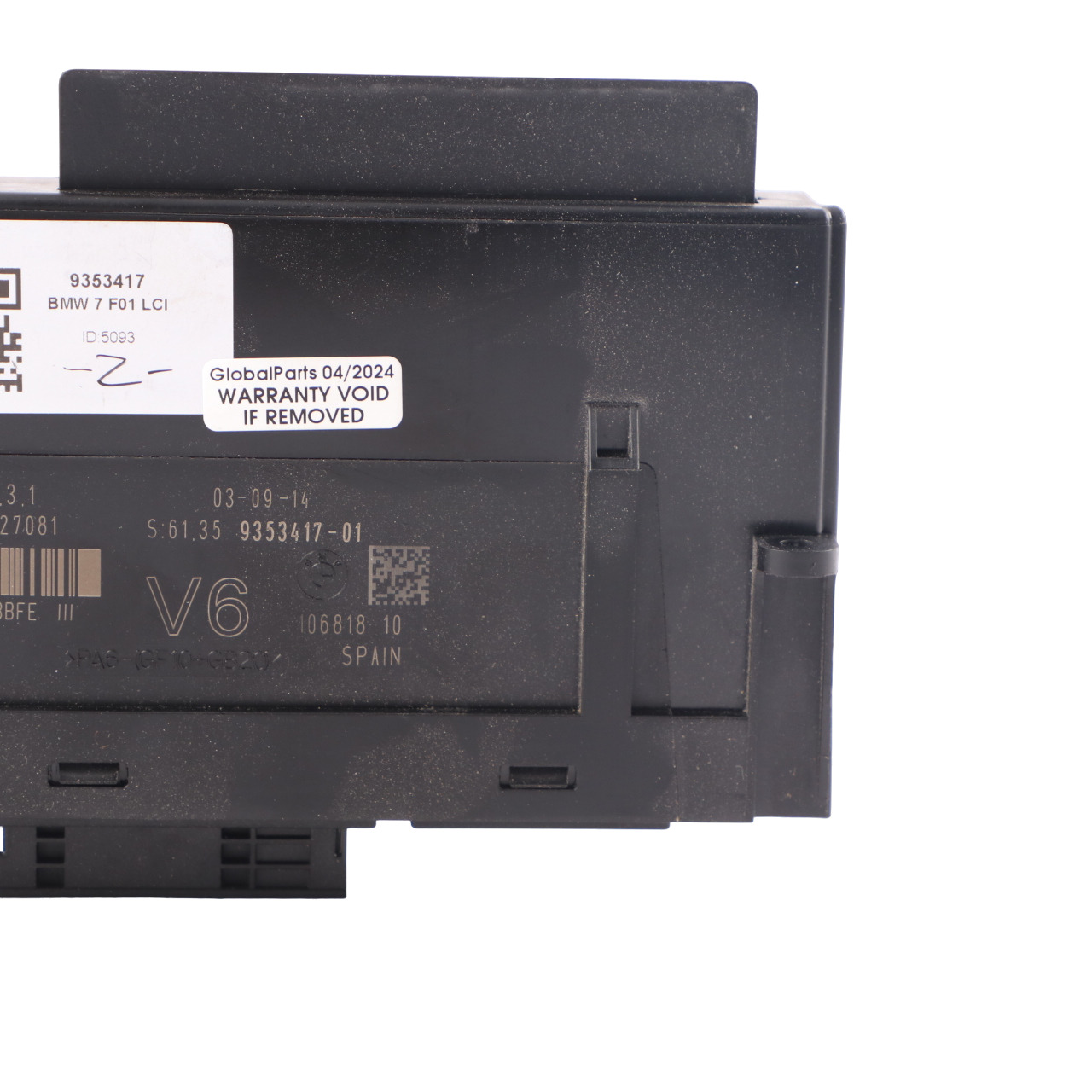 Junction Box BMW F01 LCI PL6 JBBFE III V6 Body Control Module 9353417