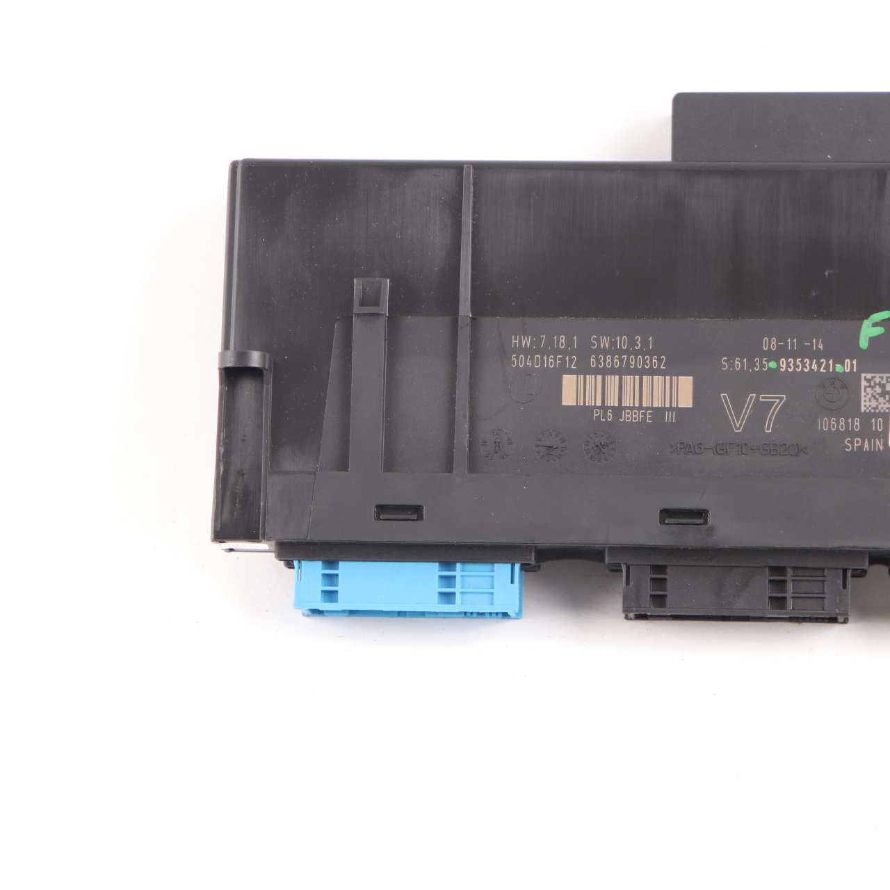 BMW F11 LCI Body Control Module Unit V7 PL6  JBBFE III 9353421