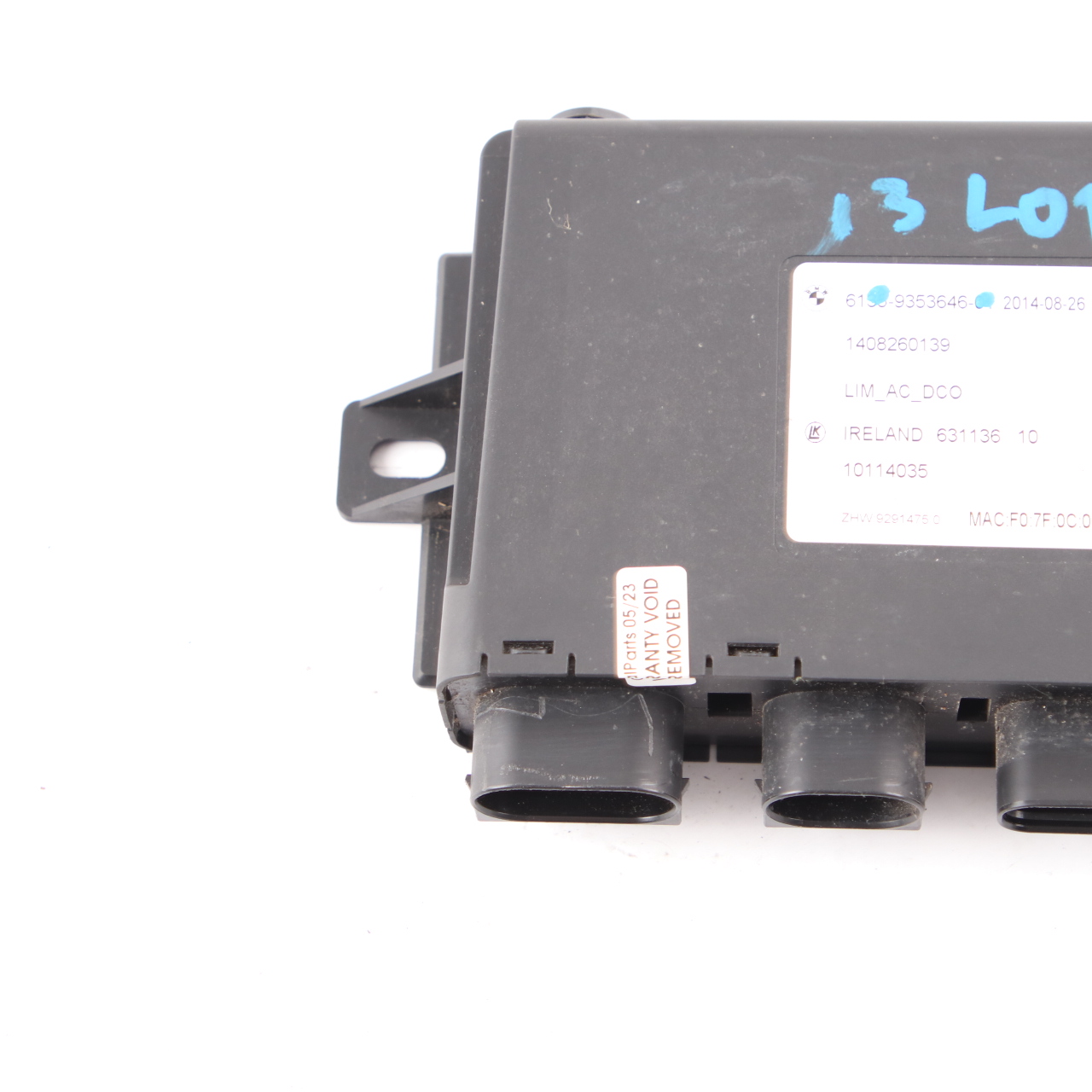 BMW i3 I01 Control Unit Charging Module ECU 9353646