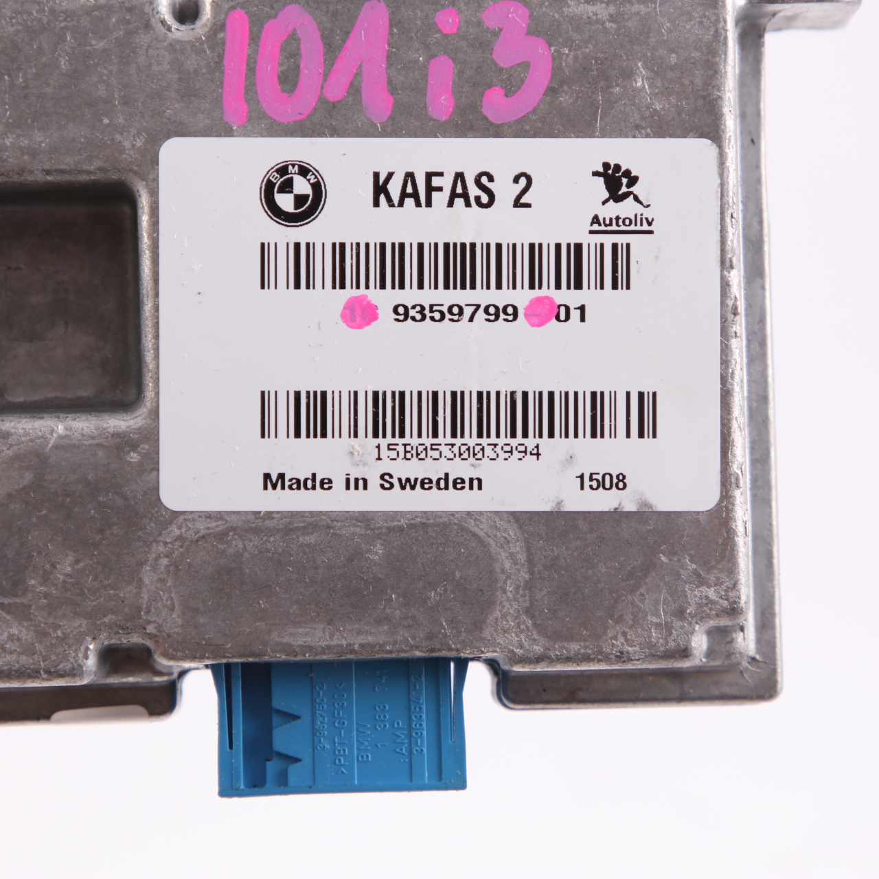 BMW i3 I01 F10 F20 F30 LCI KaFAS Camera Speed Control ECU Module Unit 9359799