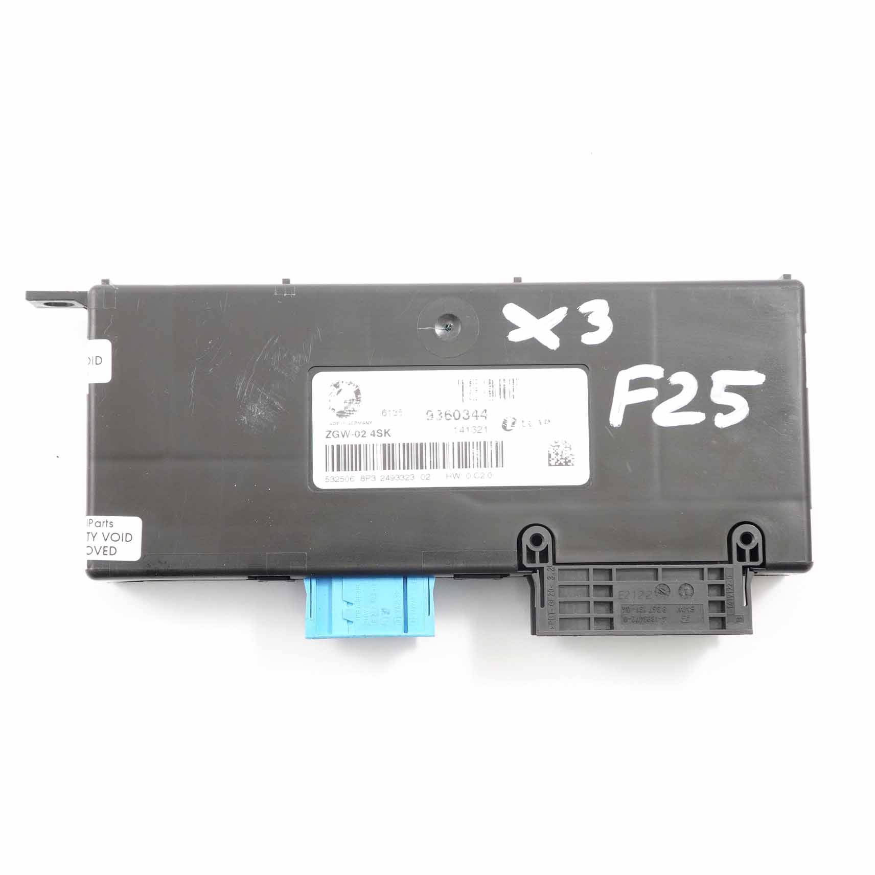 BMW X3 F25 Central Gateway Module Control Unit Lear ZGW-02 4SK 9360344