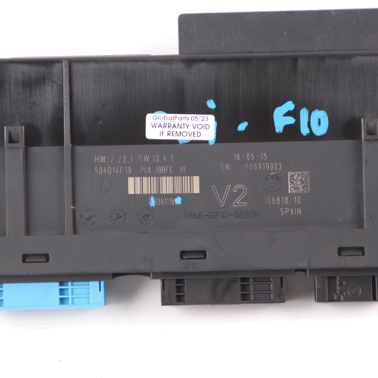 BMW F10 LCI Body Control Module ECU Unit JBBFEIII V2 PL6 9361116