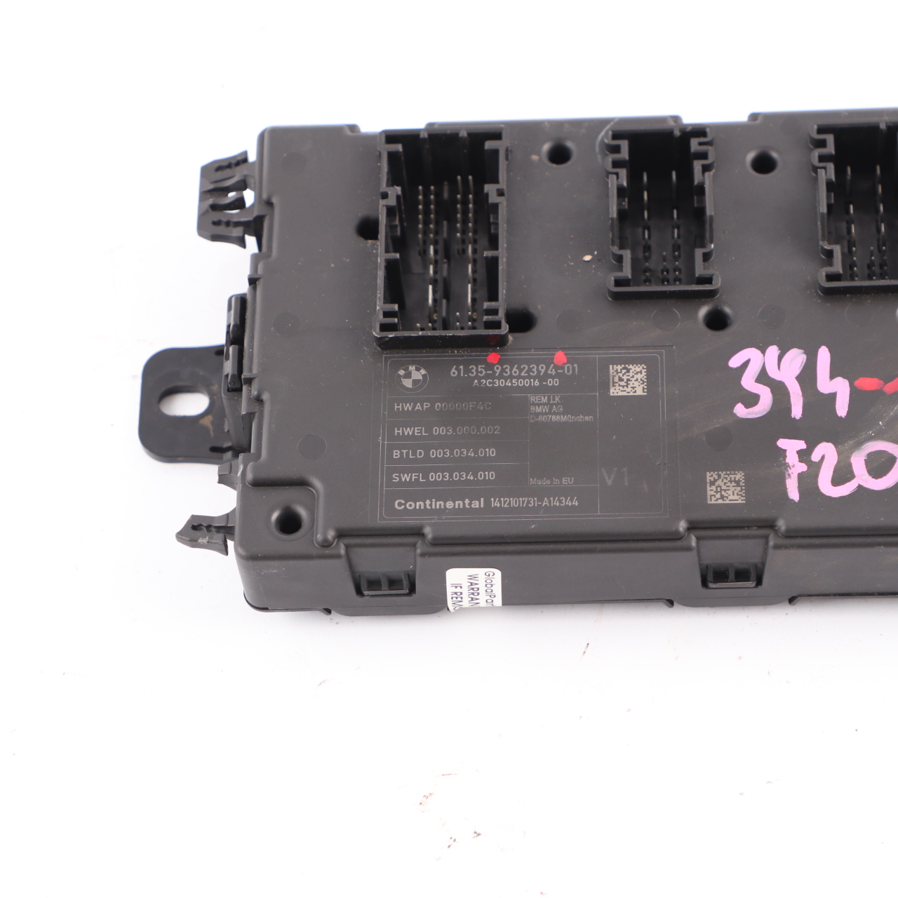 Body Control Module BMW F20 F21 F30 F31 F32 F34 F36 REM Unit 9362394