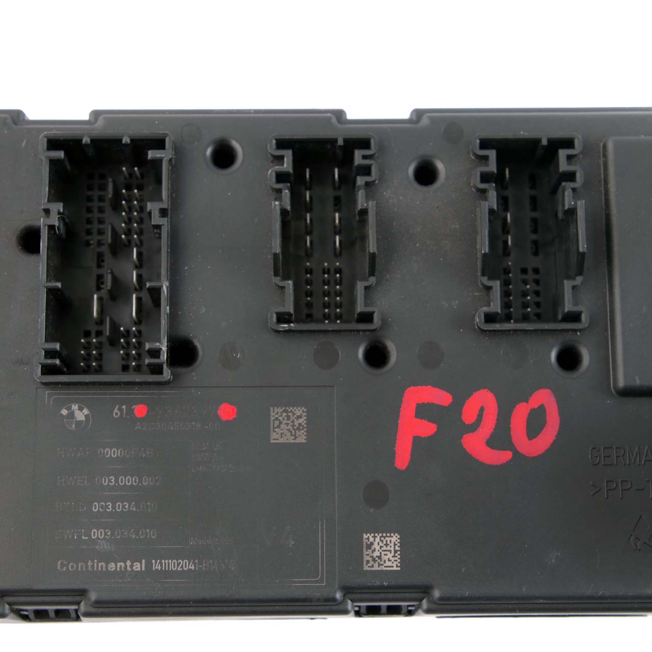 BMW 1 Series F20 Rear Module Fuse Box Power Distribution Control 9362397