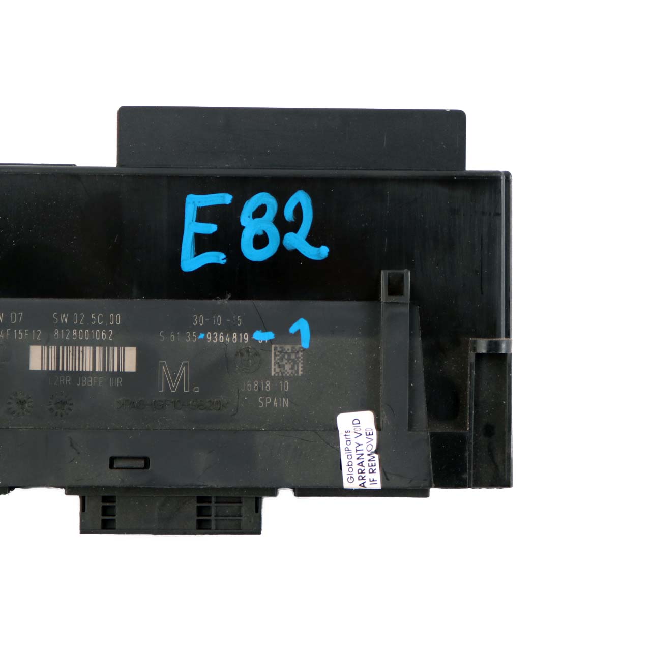 BMW 1 Series E82 ECU Body Control Module M Junction Box PL2RR JBBFE IIIR 9364819