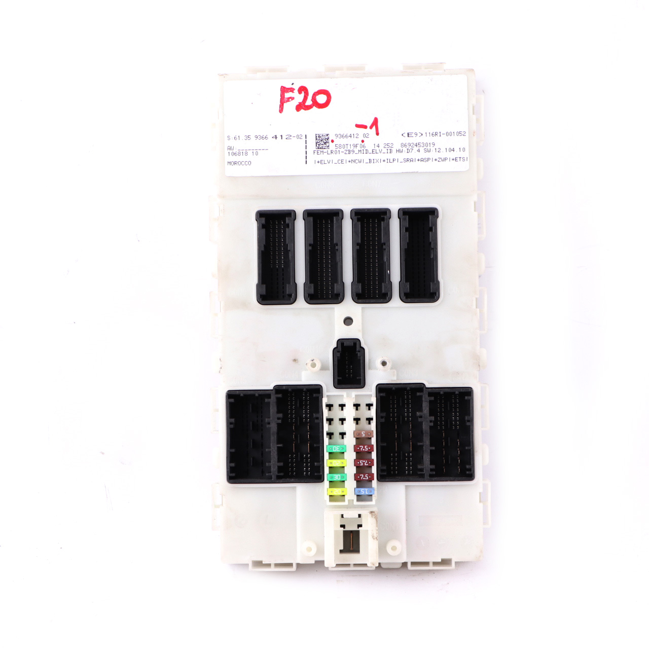 BMW F20 F21 F22 F30 F31 F32 F36 Module Control Unit FEM 9366412