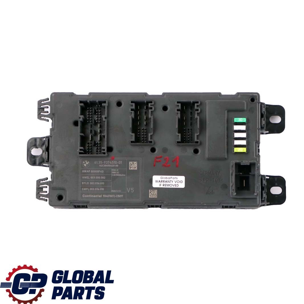 BMW 1 3 4 Series F20 F21 F30 F31 F32 Body Control Unit Module REM 9374510