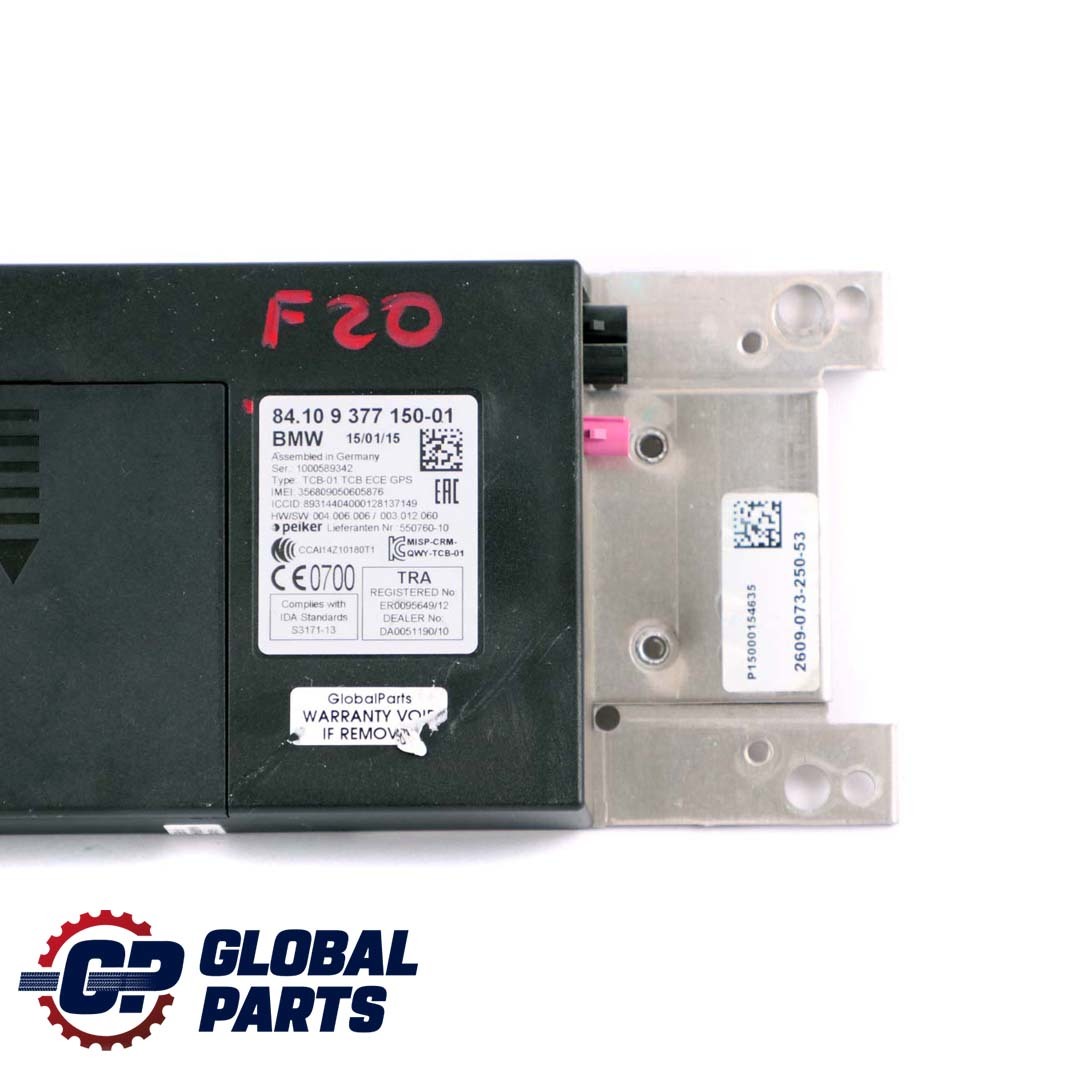 BMW 1 Series F20 Bluetooth Control Module Unit TCB ECE 9377150