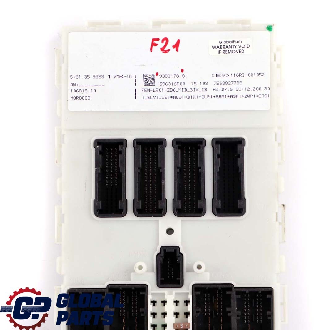 BMW F20 F21 F22 F30 F31 F32 F36 Module Control Unit FEM 9383178