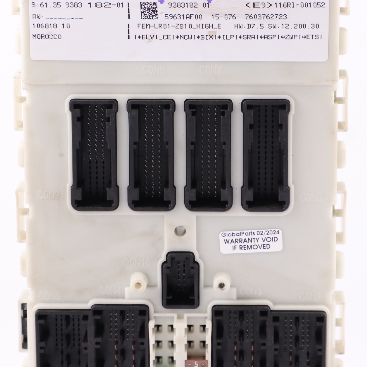 BMW F20 F21 F22 F30 F31 F32 F36 Body Control Module Unit FEM LR01 9383182