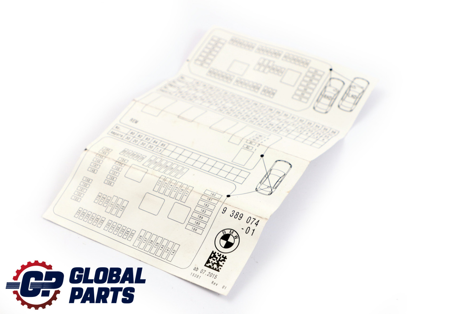 BMW 1 2 Series F20 F21 F30 Map Fuse Grouping 9389074