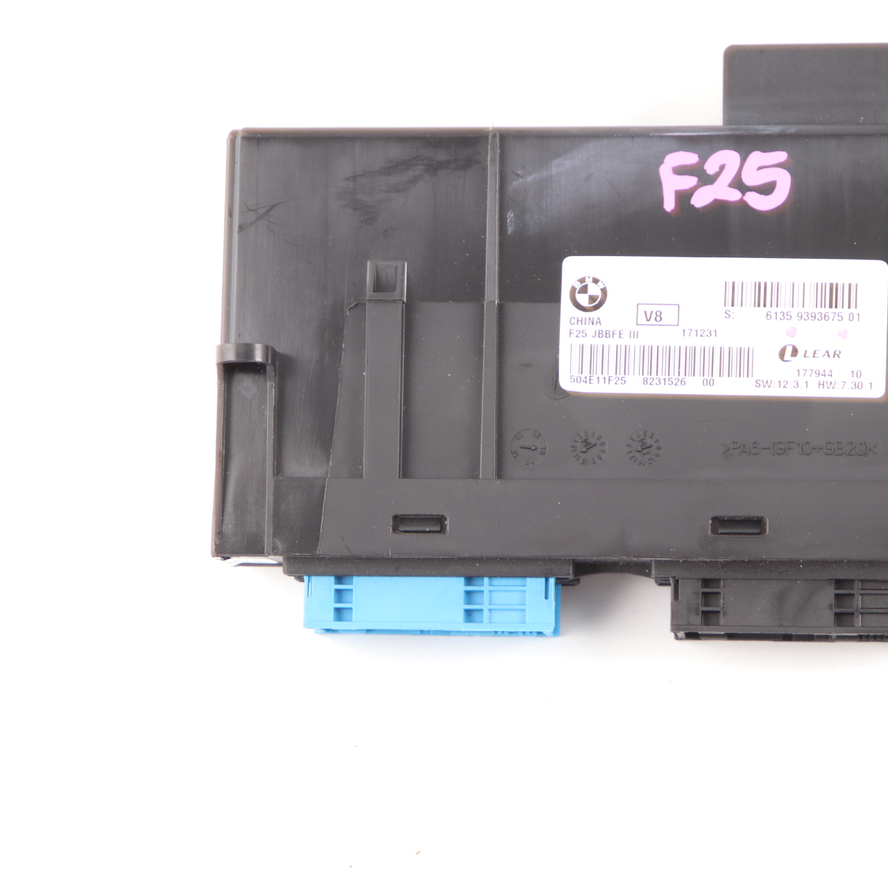 BMW X3 F25 Body Control Module ECU Junction Box JBBFE III 3 V8 Lear 9393675